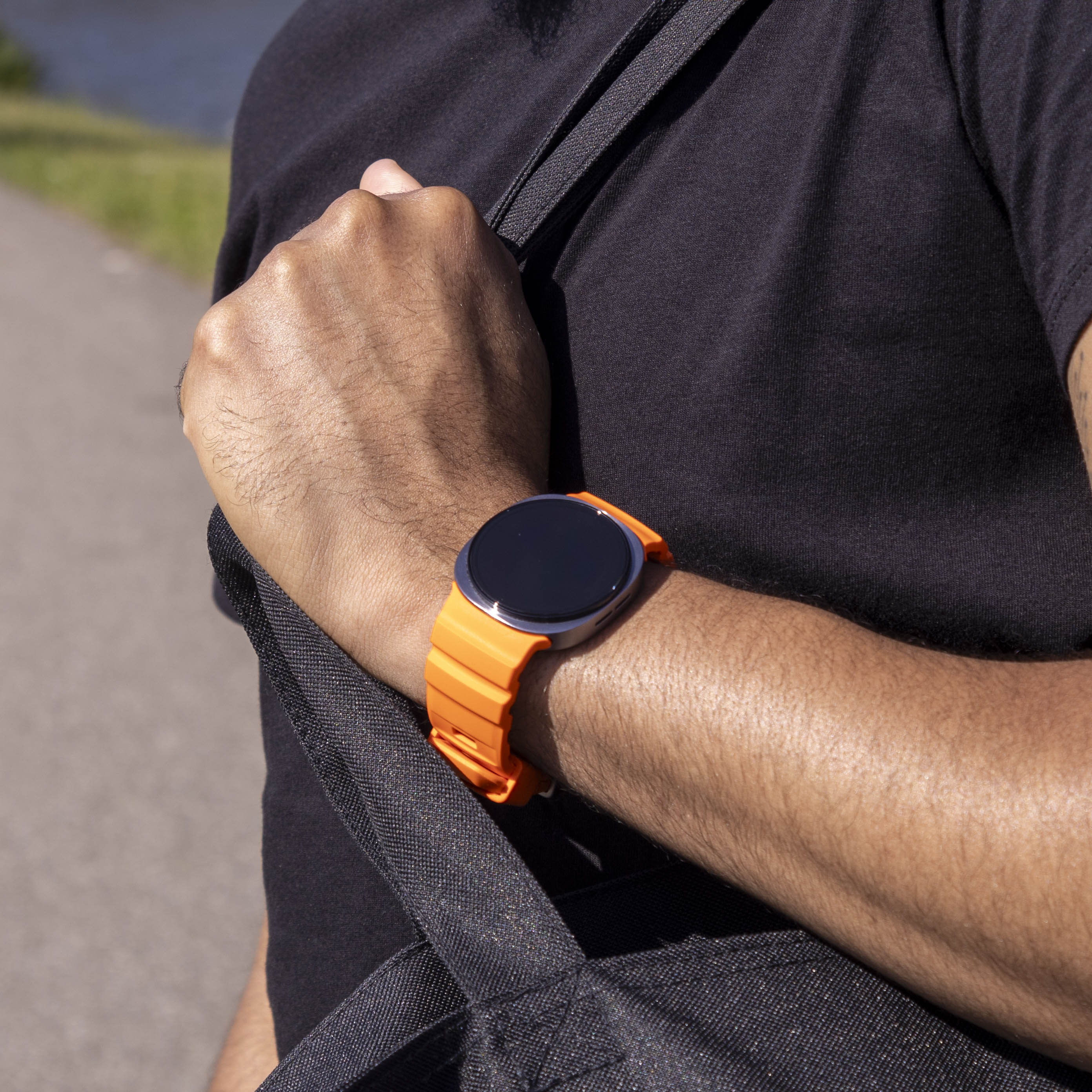 Samsung Galaxy Watch 8 - 40mm Extreme Silikonarmband (Orange)