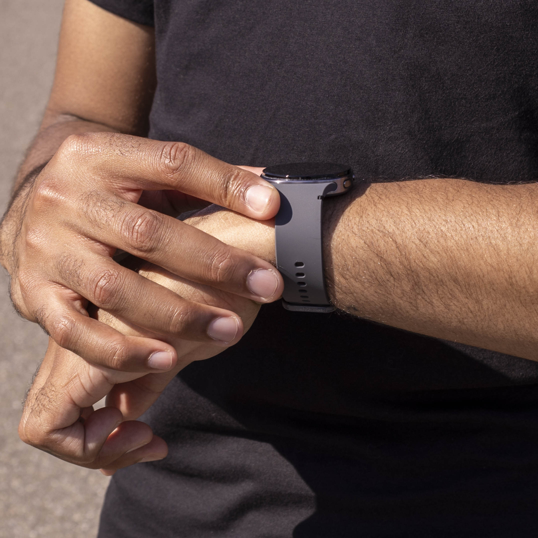 Samsung Galaxy Watch 8 - 40mm Silicone Strap (Dark Grey)