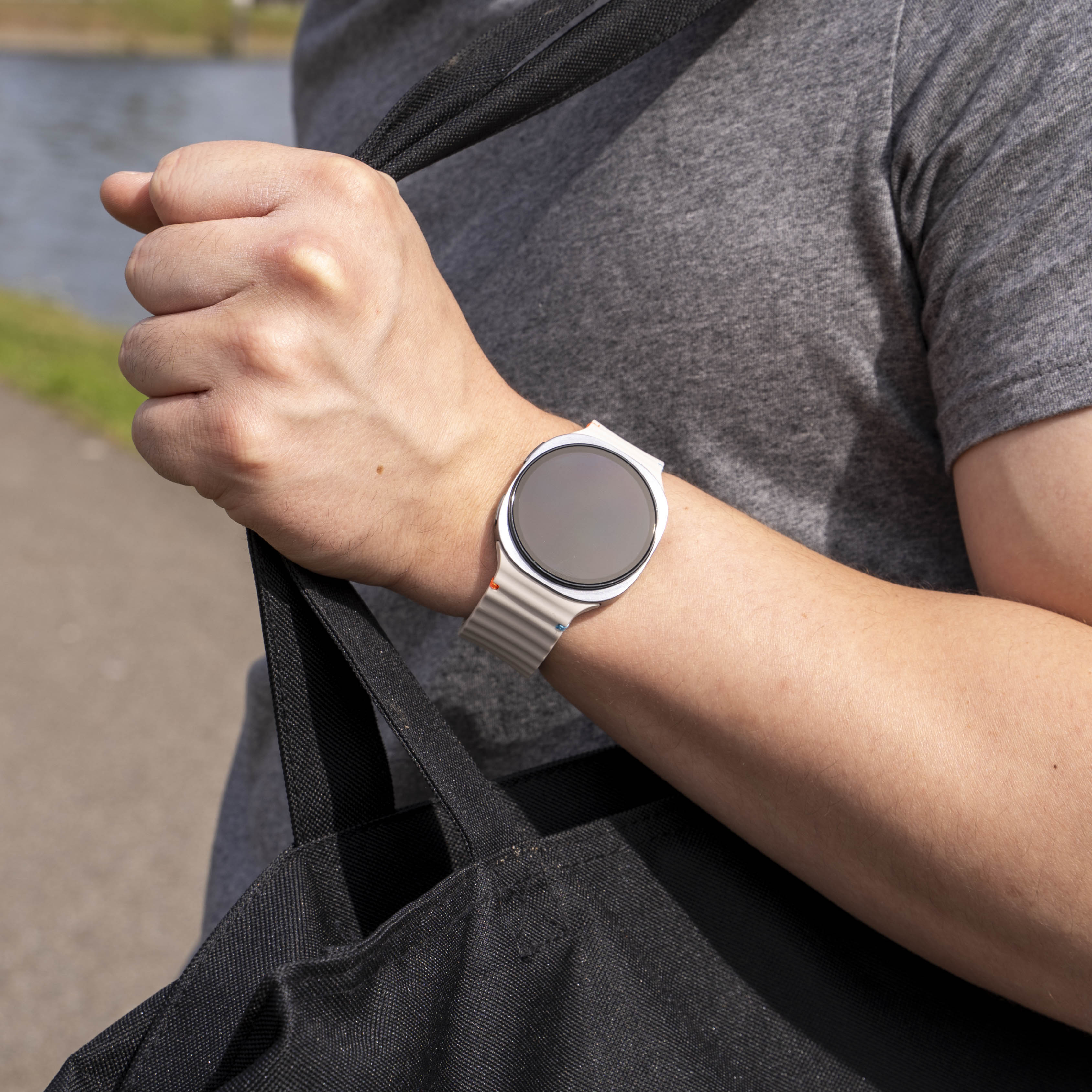 Samsung Galaxy Watch 8 Classic Wave Silikonarmband (Polarstern)