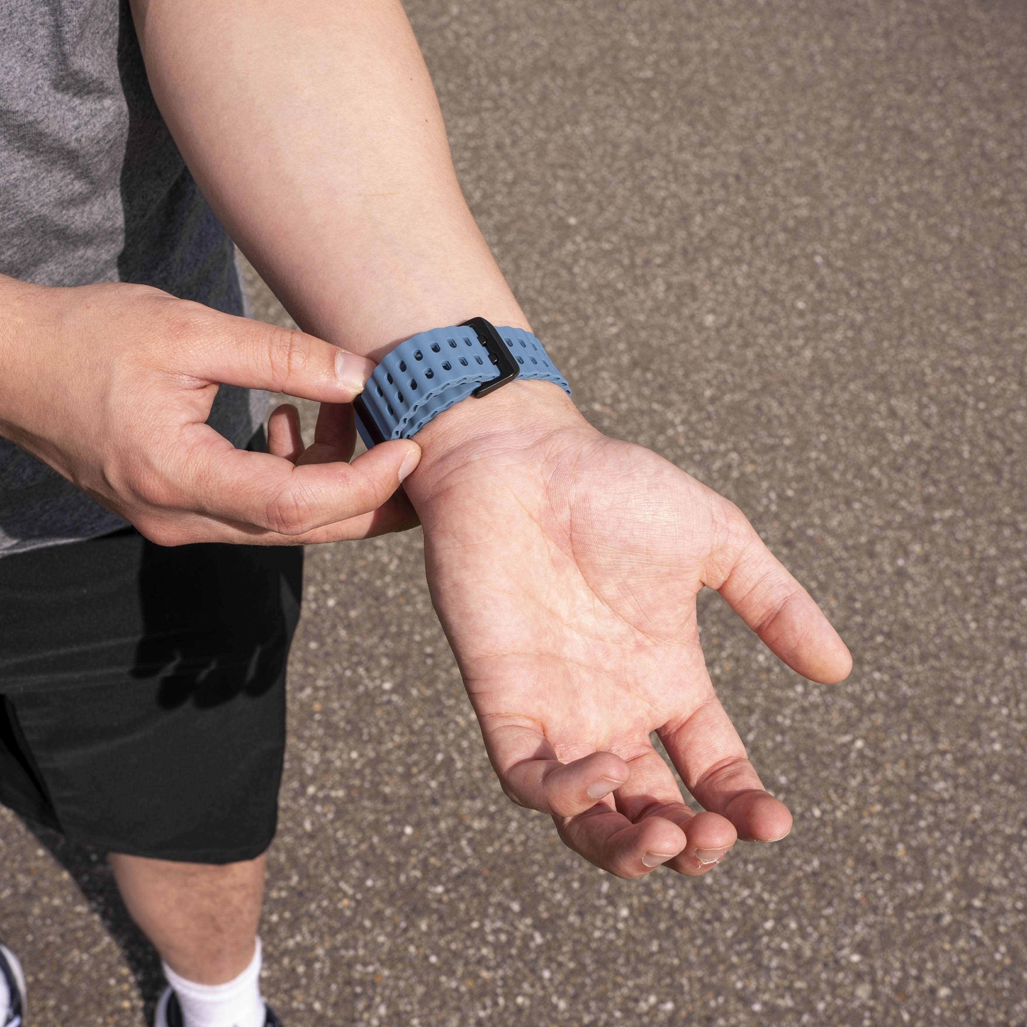 Samsung Galaxy Watch 8 - 40mm Ocean Armband (Matt Blau)