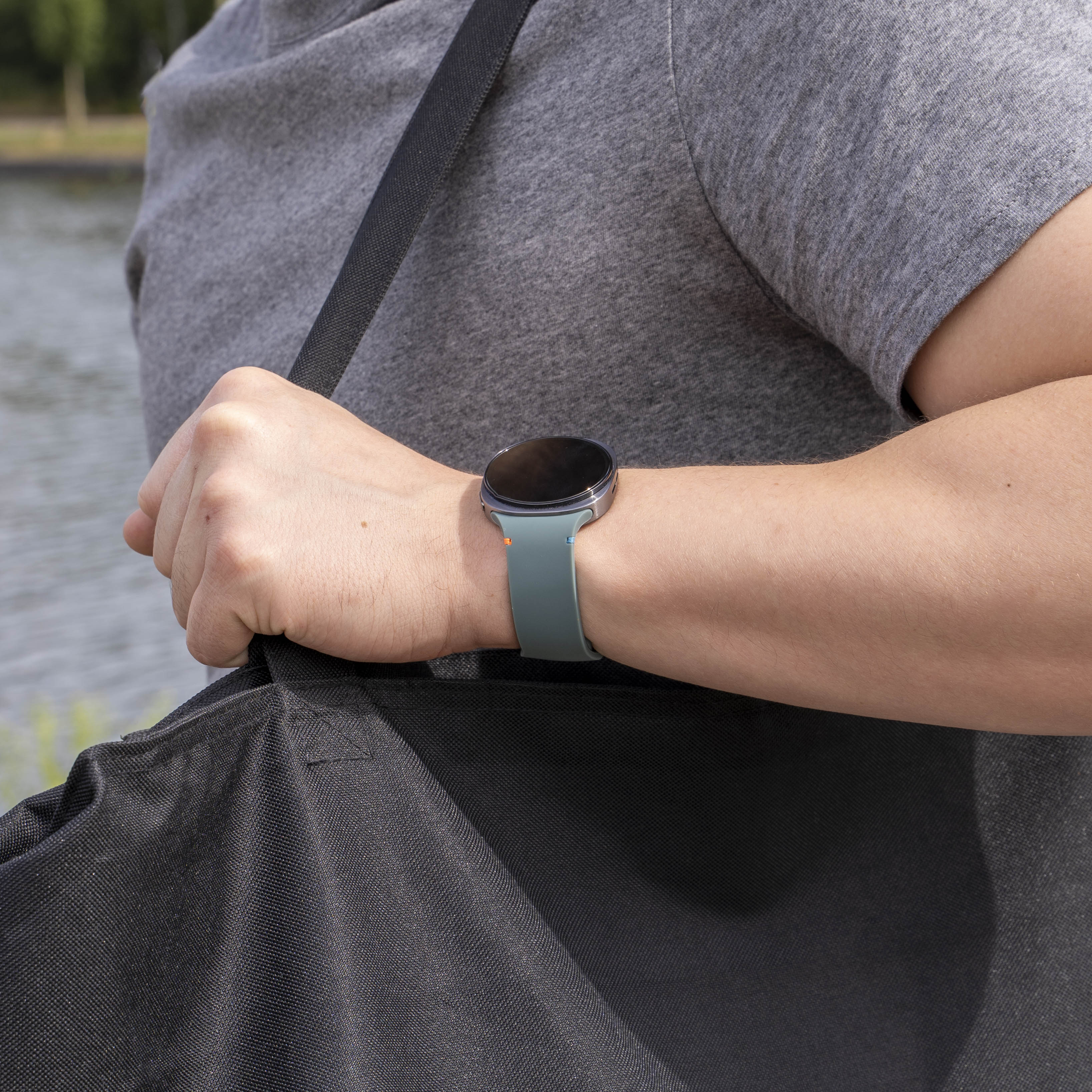 Samsung Galaxy Watch 8 Classic Silikonarmband (Viridiangrün)