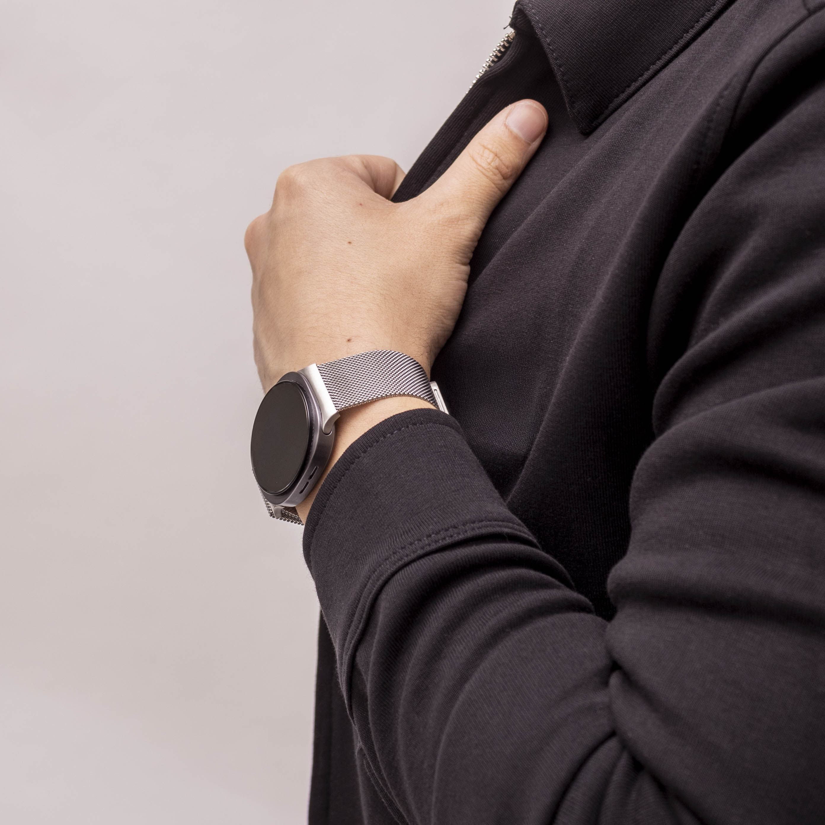 Samsung Galaxy Watch 8 Classic Milanese Armband (Silber)