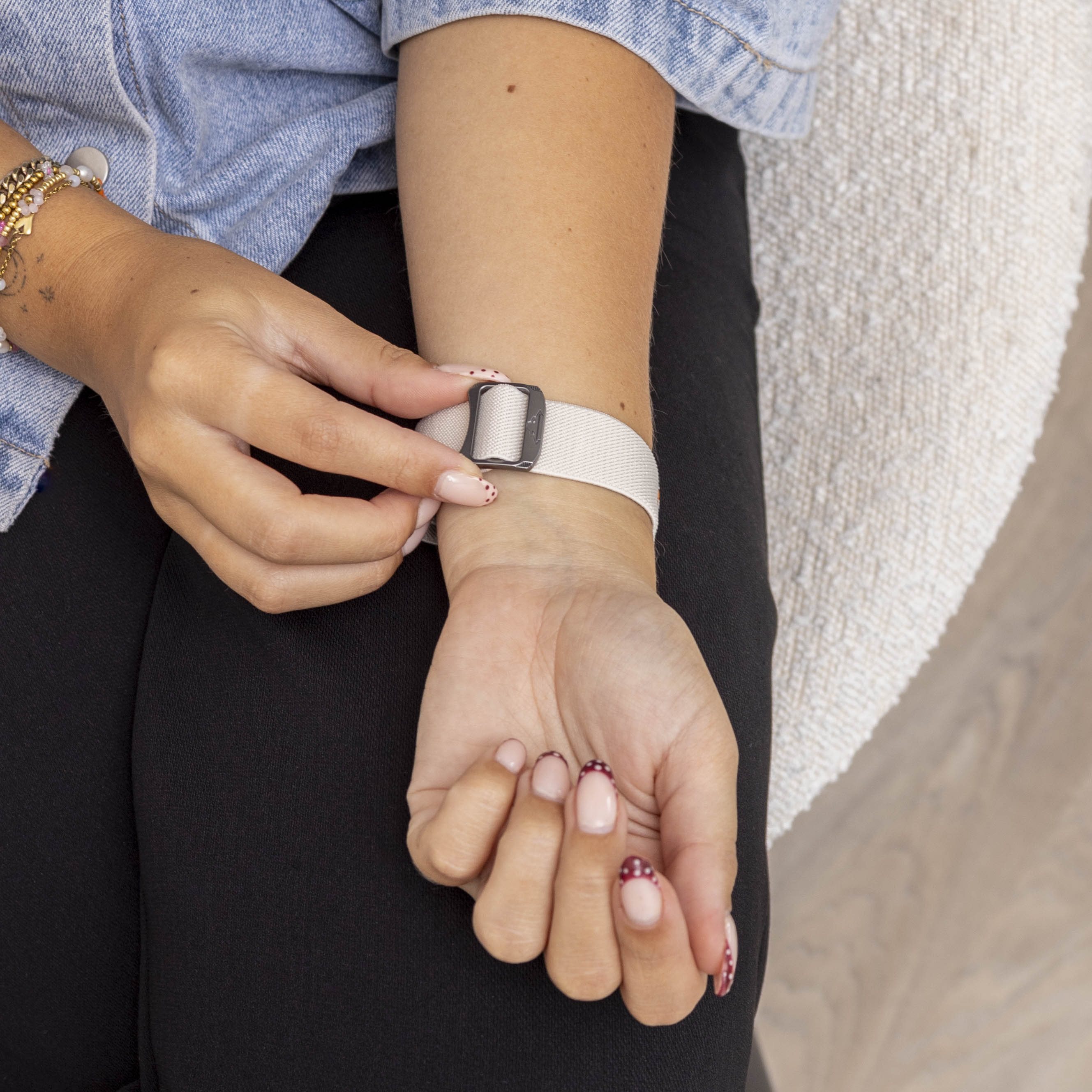 Samsung Galaxy Watch 8 - 40mm Elastisches Armband (Polarstern)