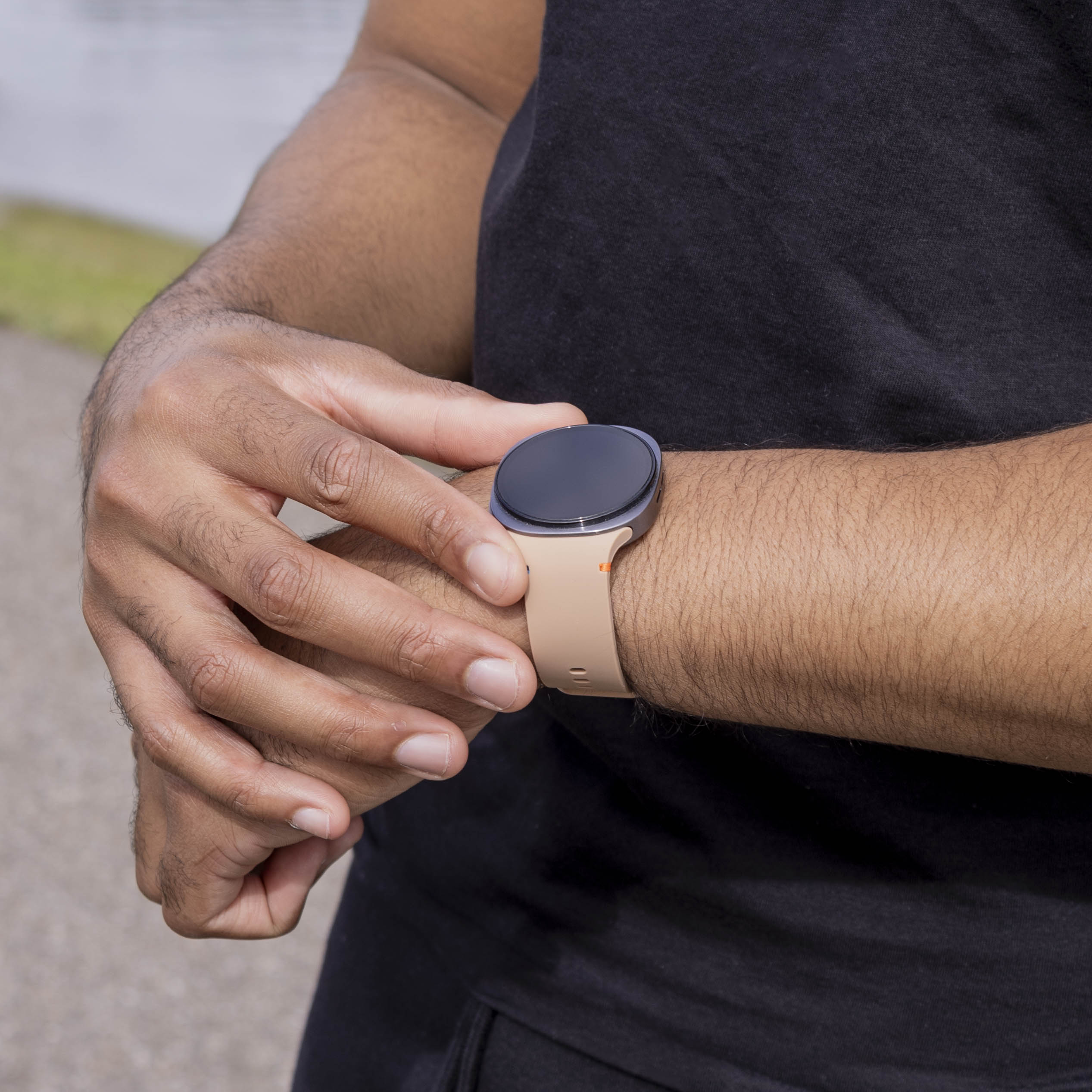 Samsung Galaxy Watch 8 Classic Silikonarmband (Milk Tea)