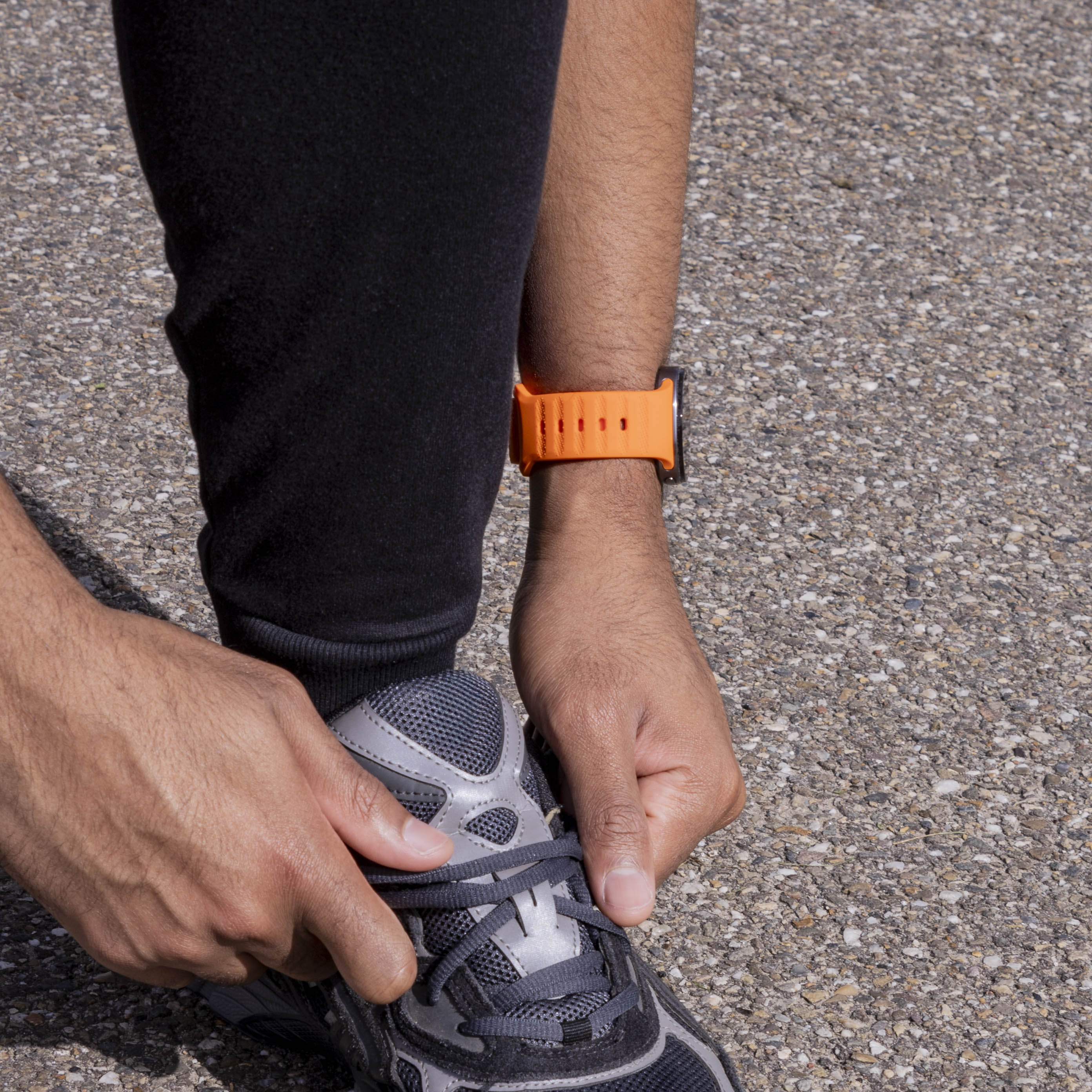 Samsung Galaxy Watch 8 - 40mm Outdoor Silikonarmband (Orange)