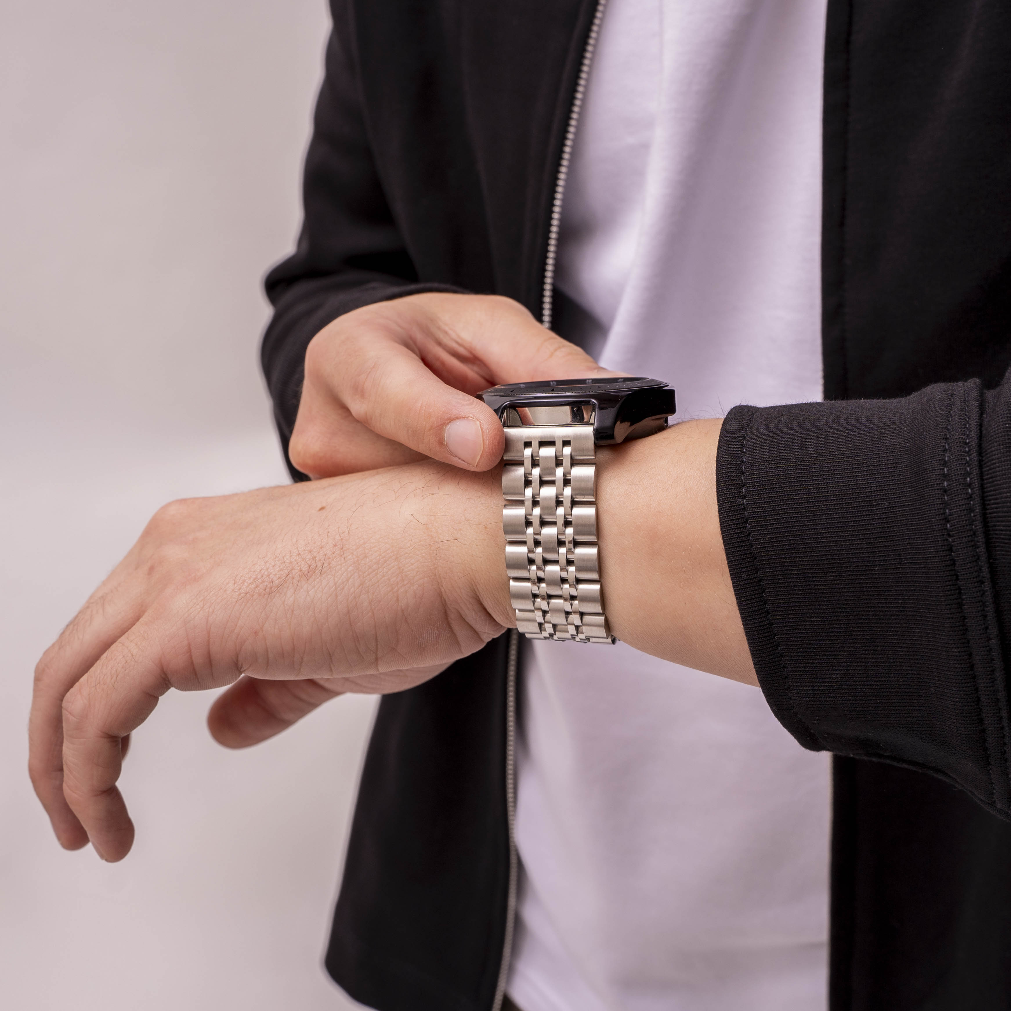 Xiaomi Mi Watch Steel Link Strap Duo (Silver)