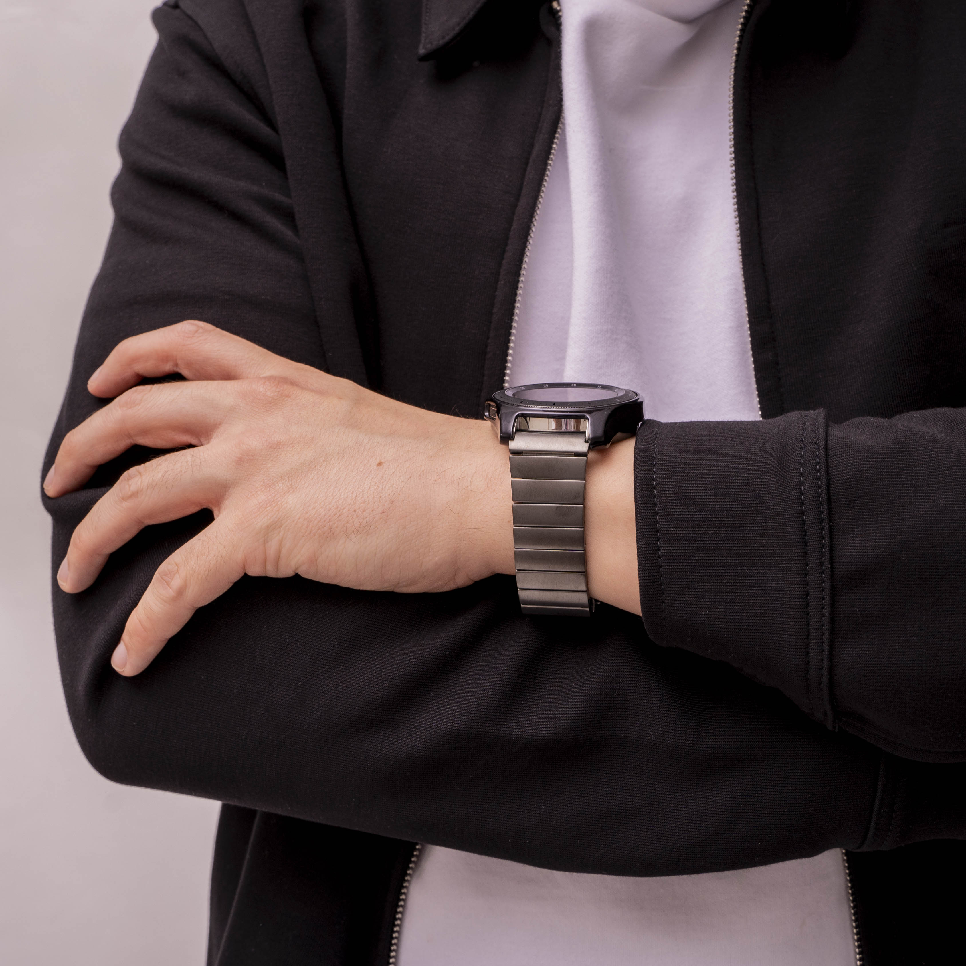 Samsung Galaxy Watch 46mm Premium Titanium Strap (Graphite)