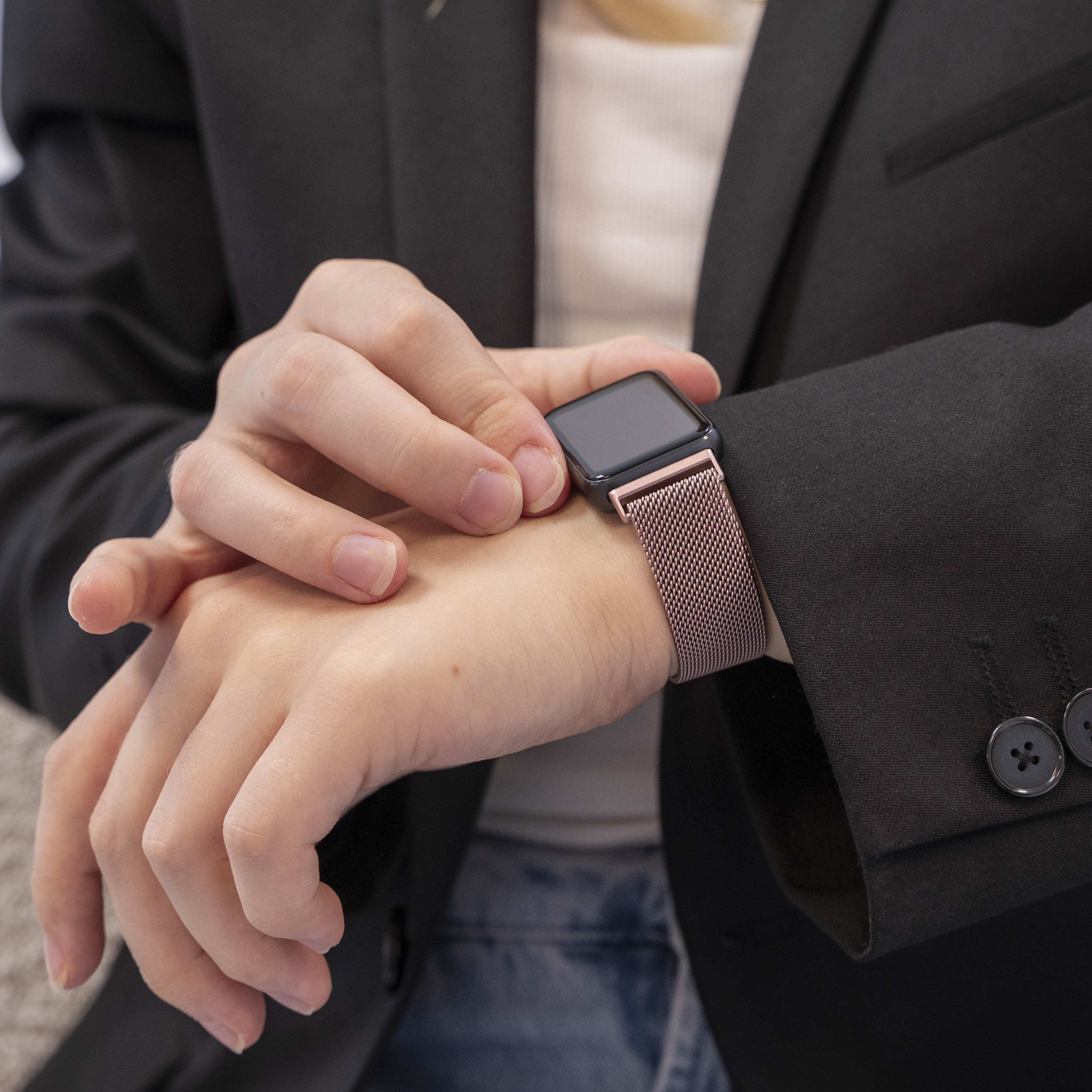 Samsung Galaxy Fit 3 Milanese Strap (Pink)