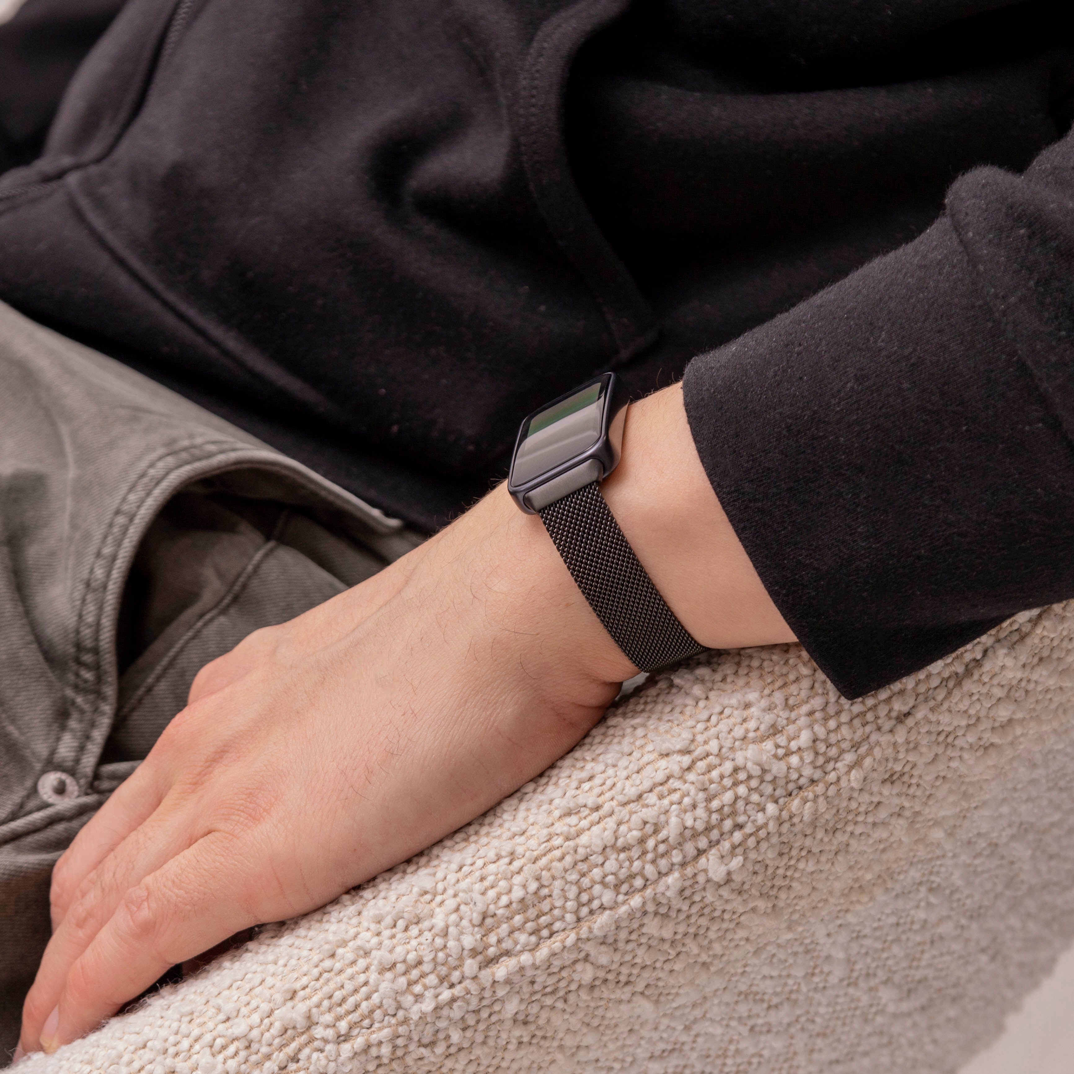 Huawei Band 10 Milanese-Armband (Schwarz)