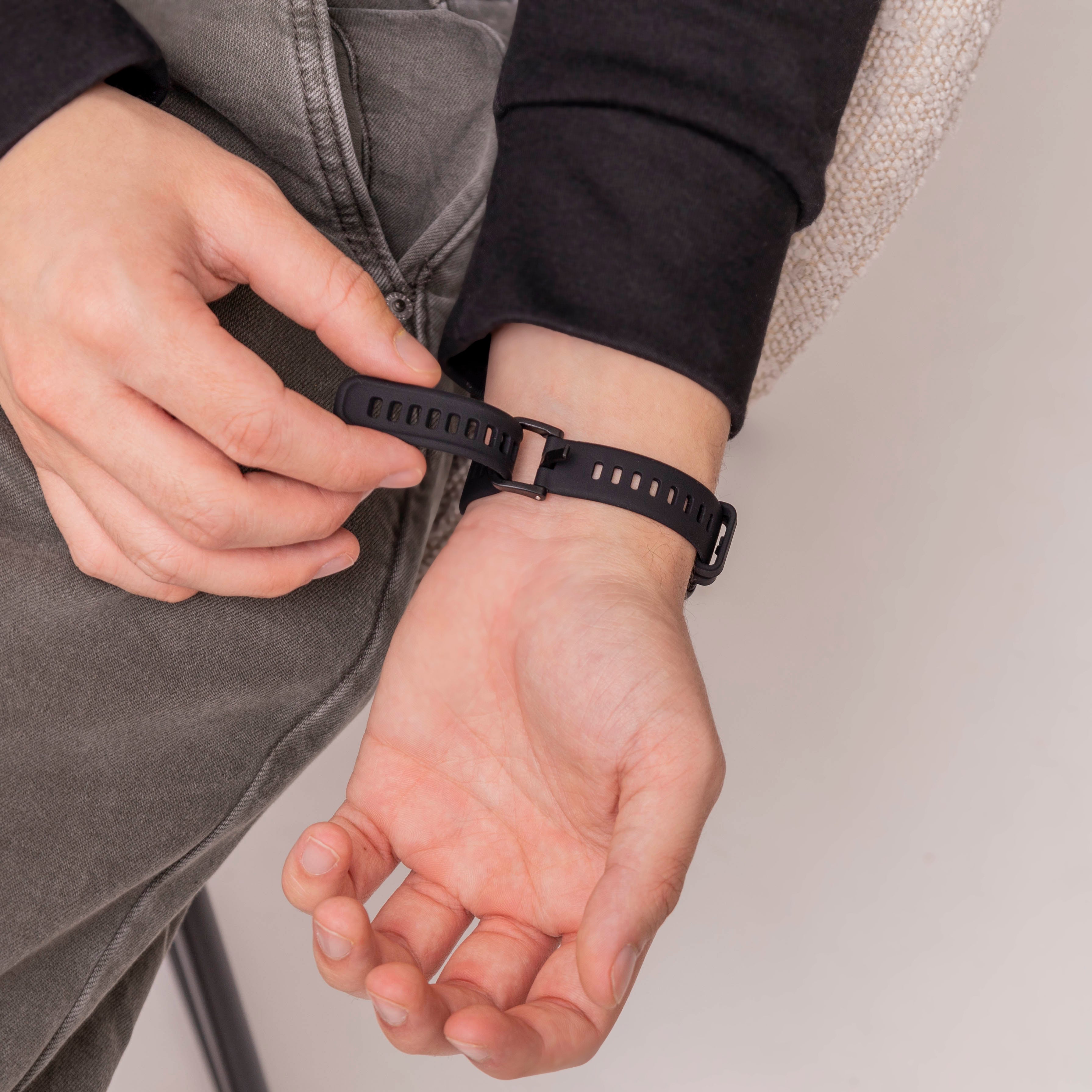 Huawei Band 9 Classic Silikonarmband (Schwarz)