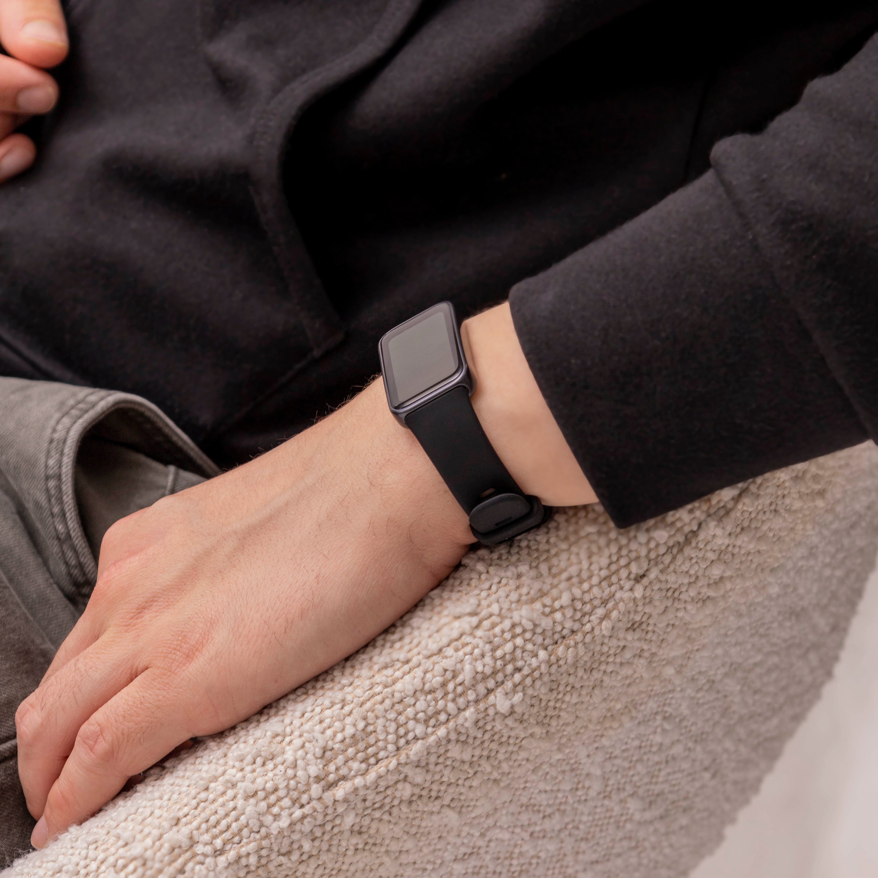 Huawei Band 8 Classic Silikonarmband (Schwarz)