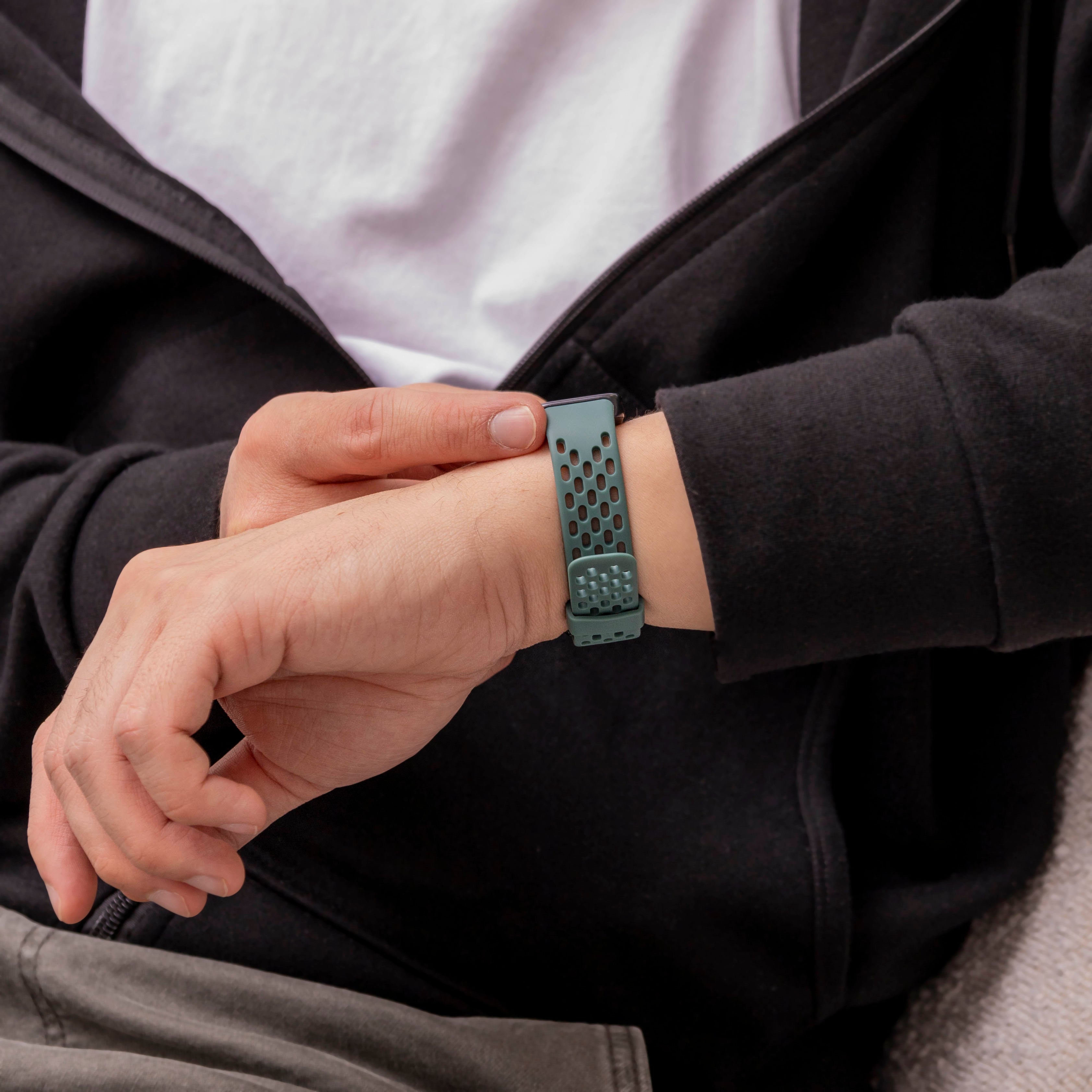 Huawei Band 9 Silicone Air Strap (Viridian)