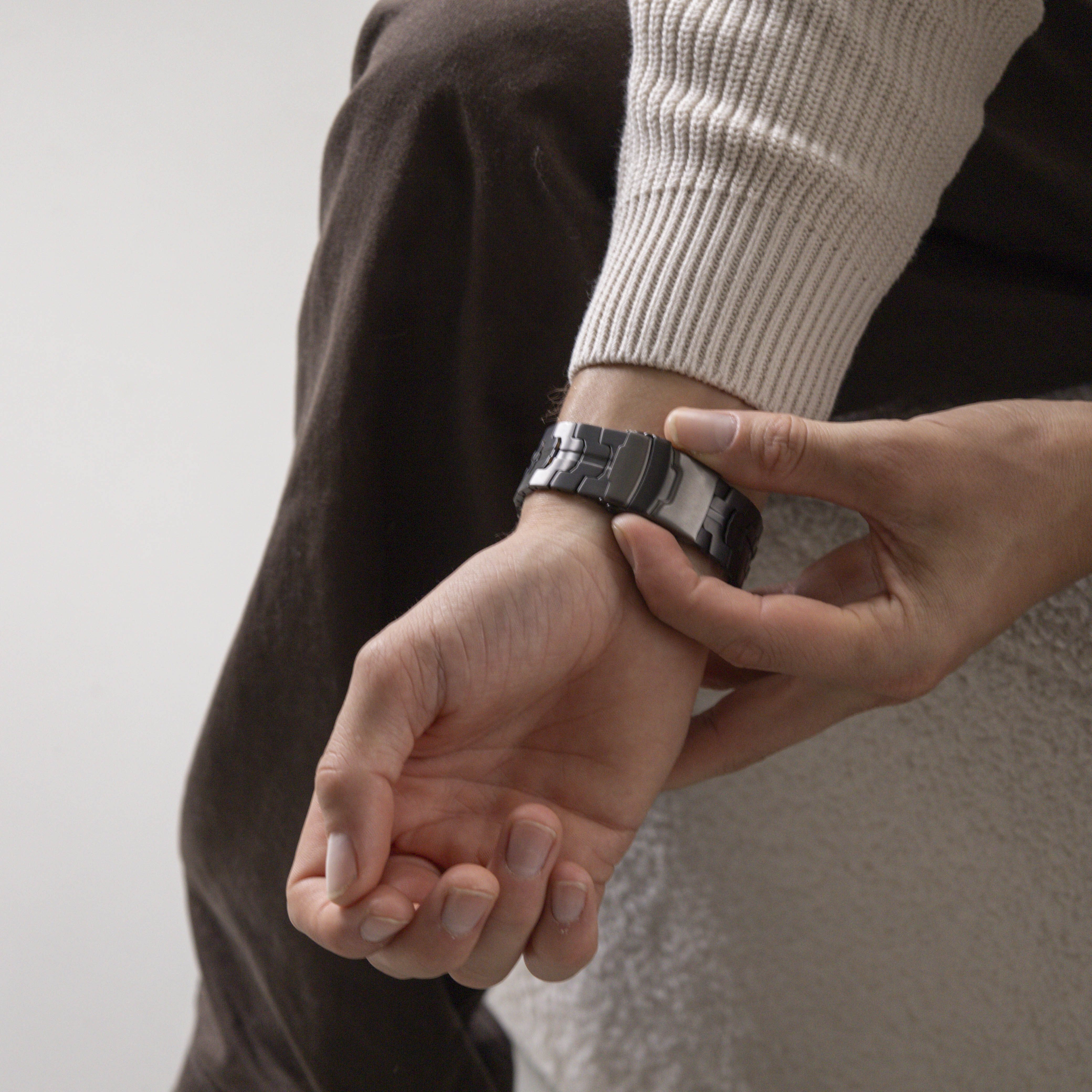 Samsung Galaxy Watch Ultra 'Iron' Titanium Strap (Graphite)