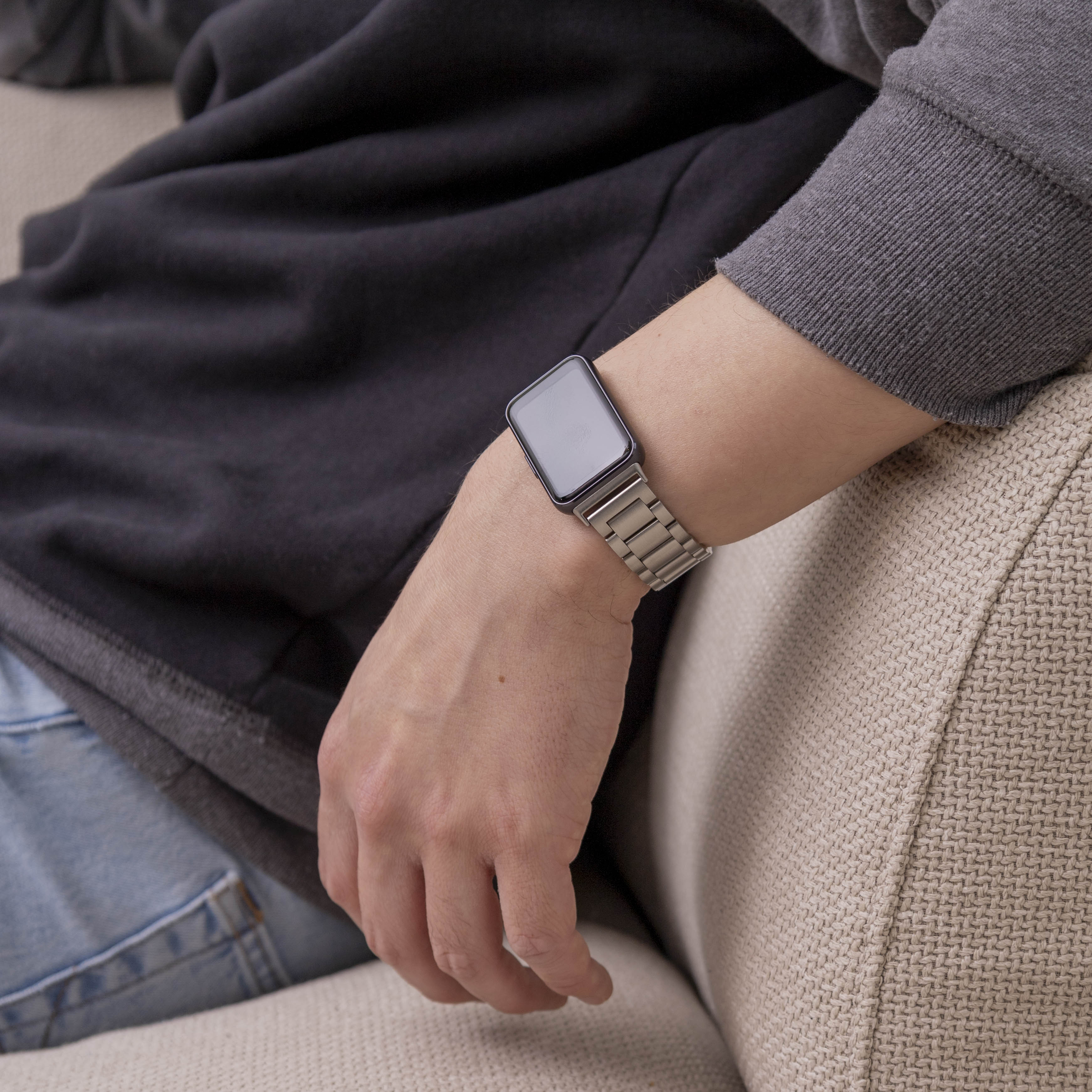 Samsung Galaxy Fit 3 Stahlarmband (Silber)