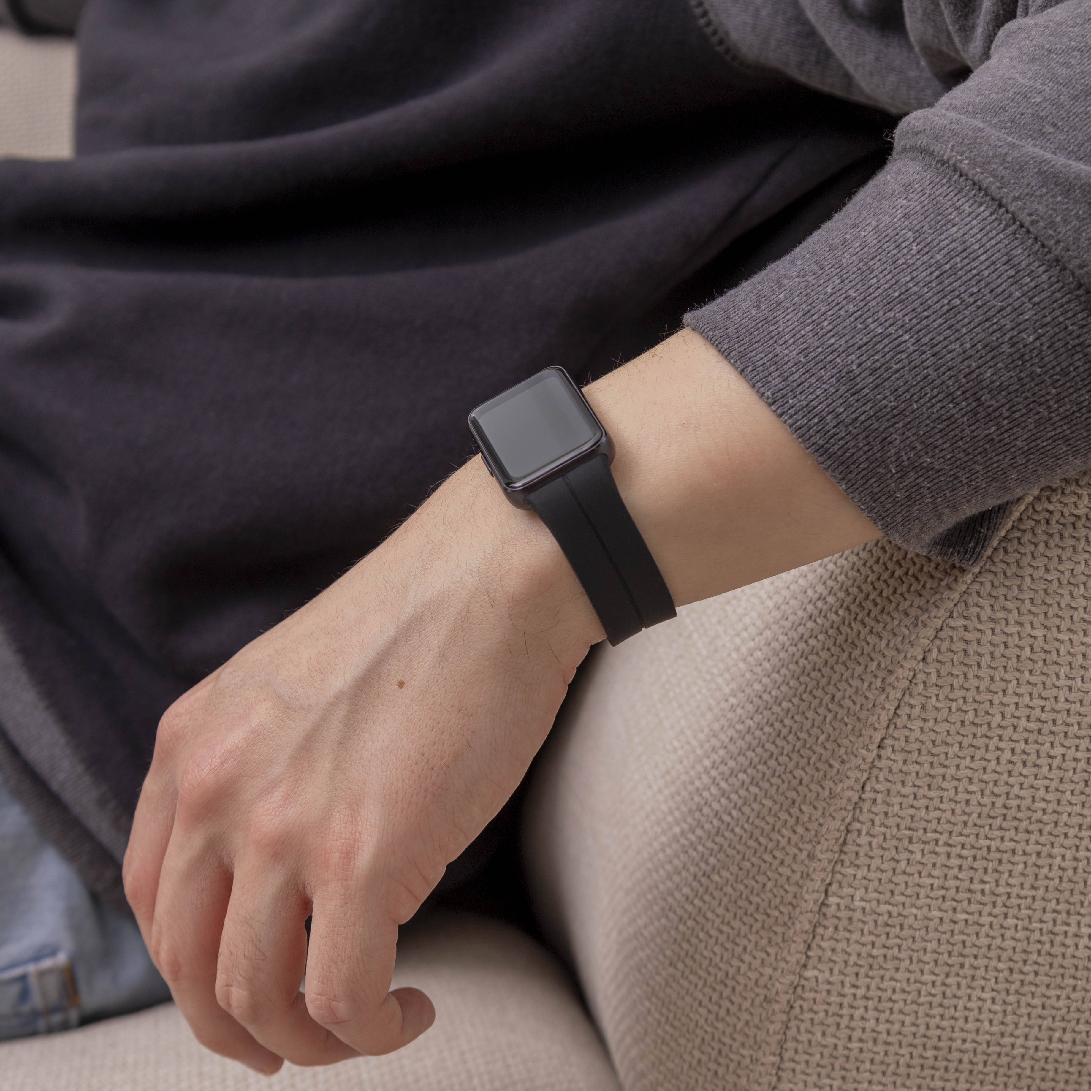 Samsung Galaxy Fit 3 D-buckle Silicone Strap (Black)