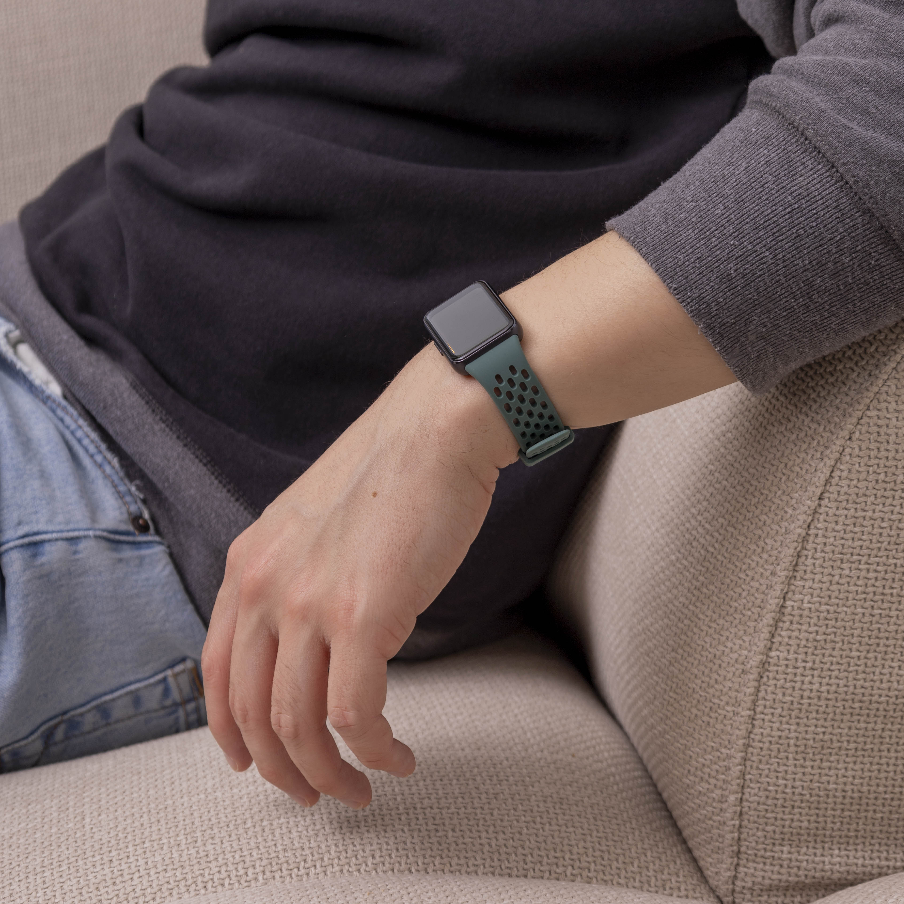 Samsung Galaxy Fit 3 Breathable Silicone Strap (Green)