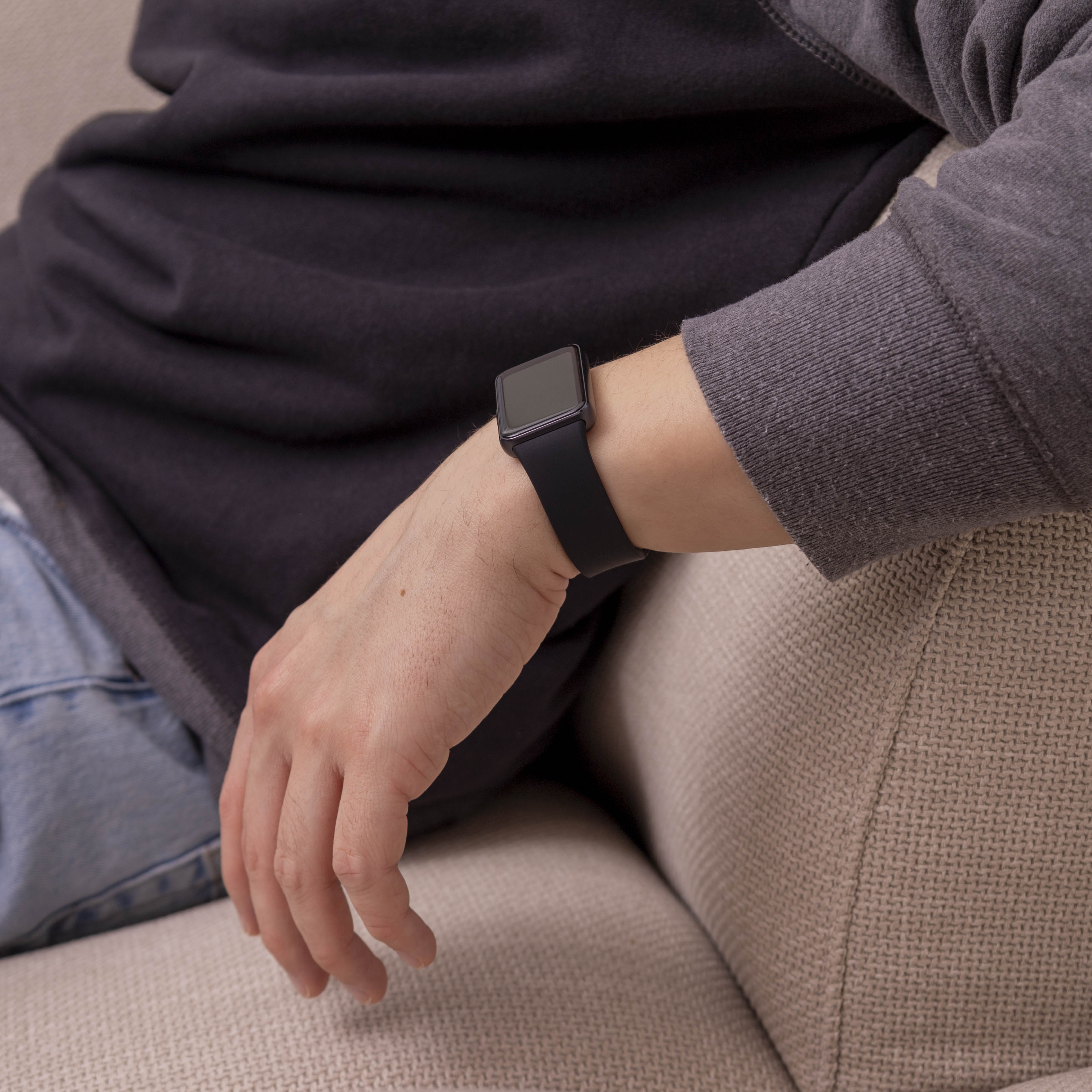 Samsung Galaxy Fit 3 Silicone Strap (Black)