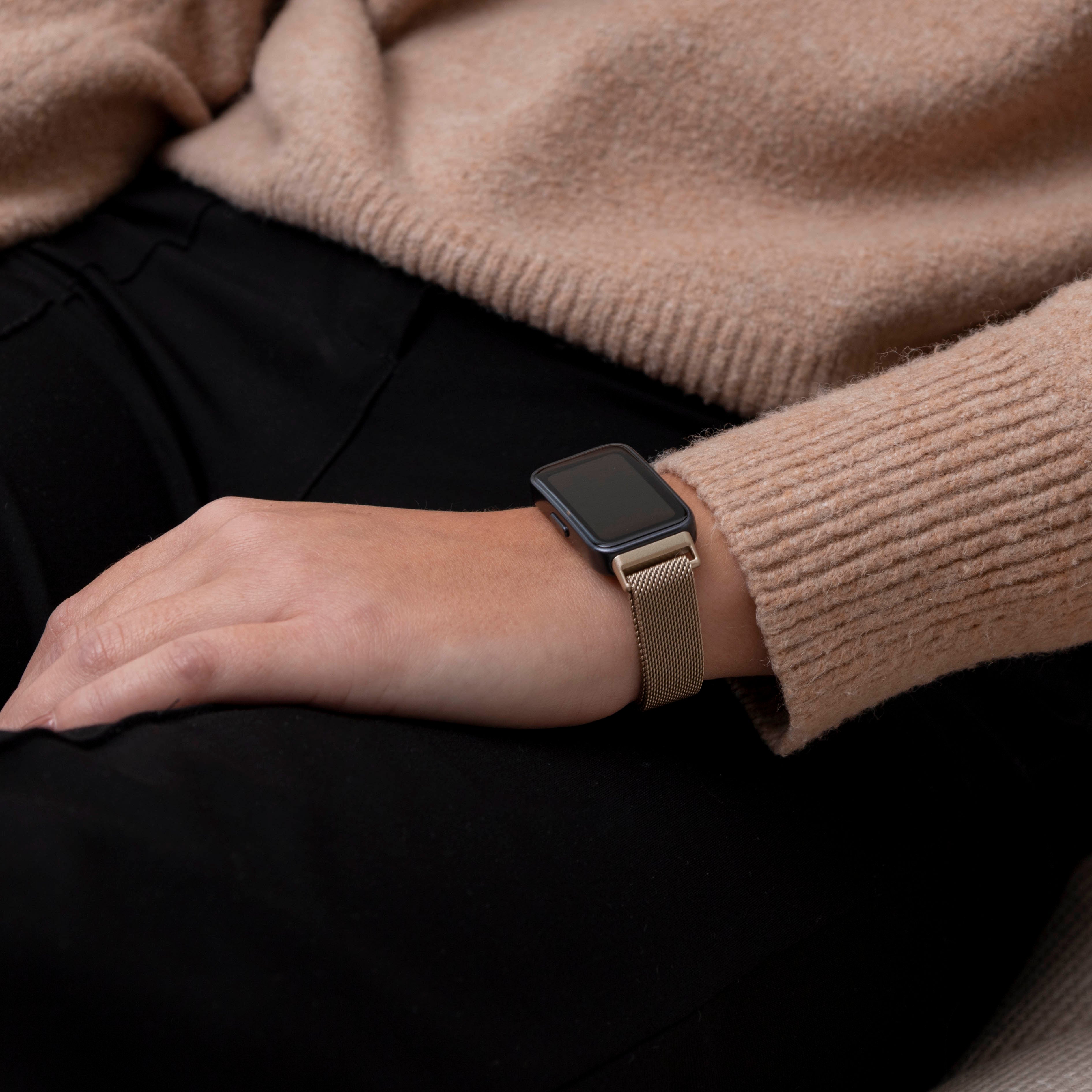 Huawei Band 10 Milanese-Armband (Champagner)