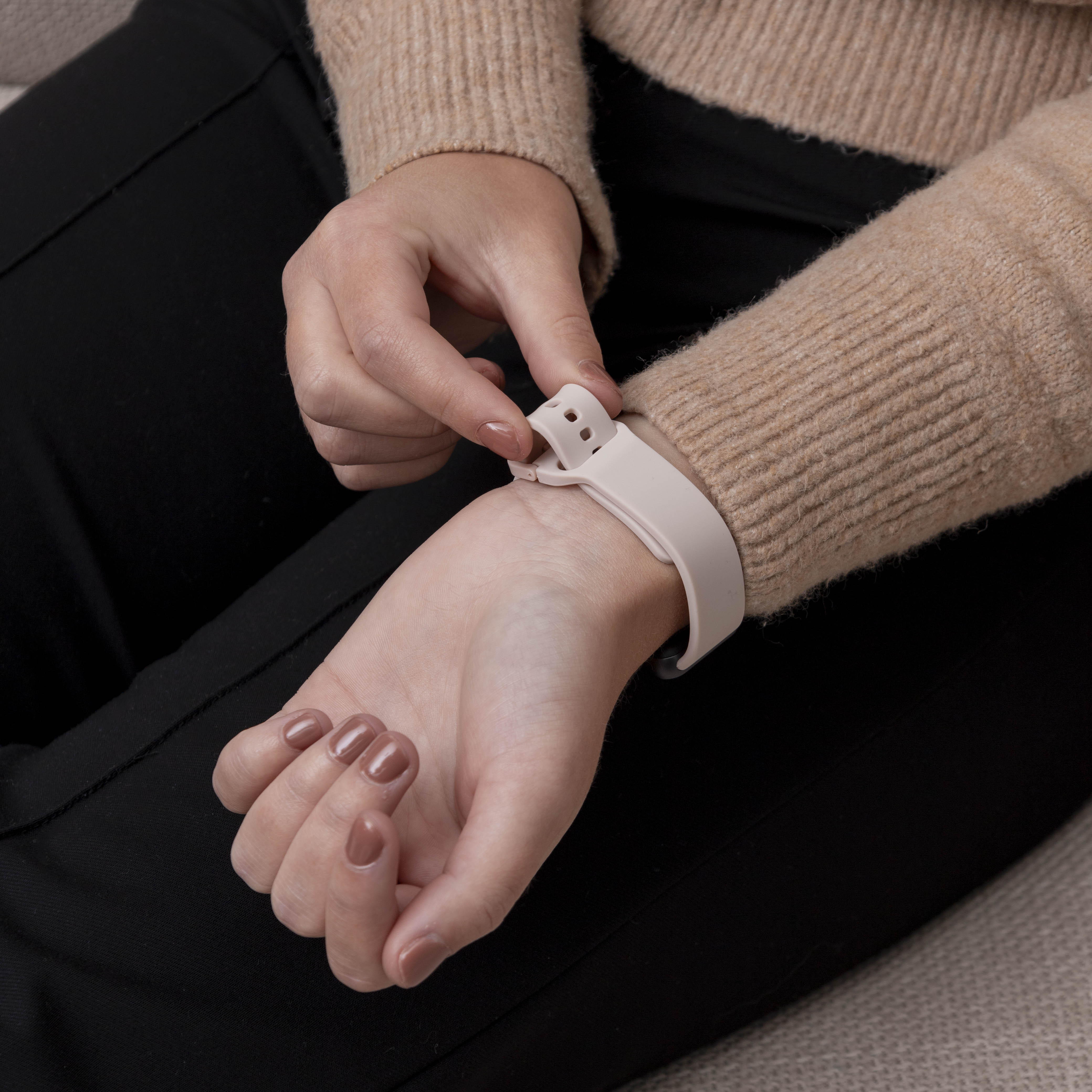 Samsung Galaxy Fit 3 Silikonarmband (Rosa)