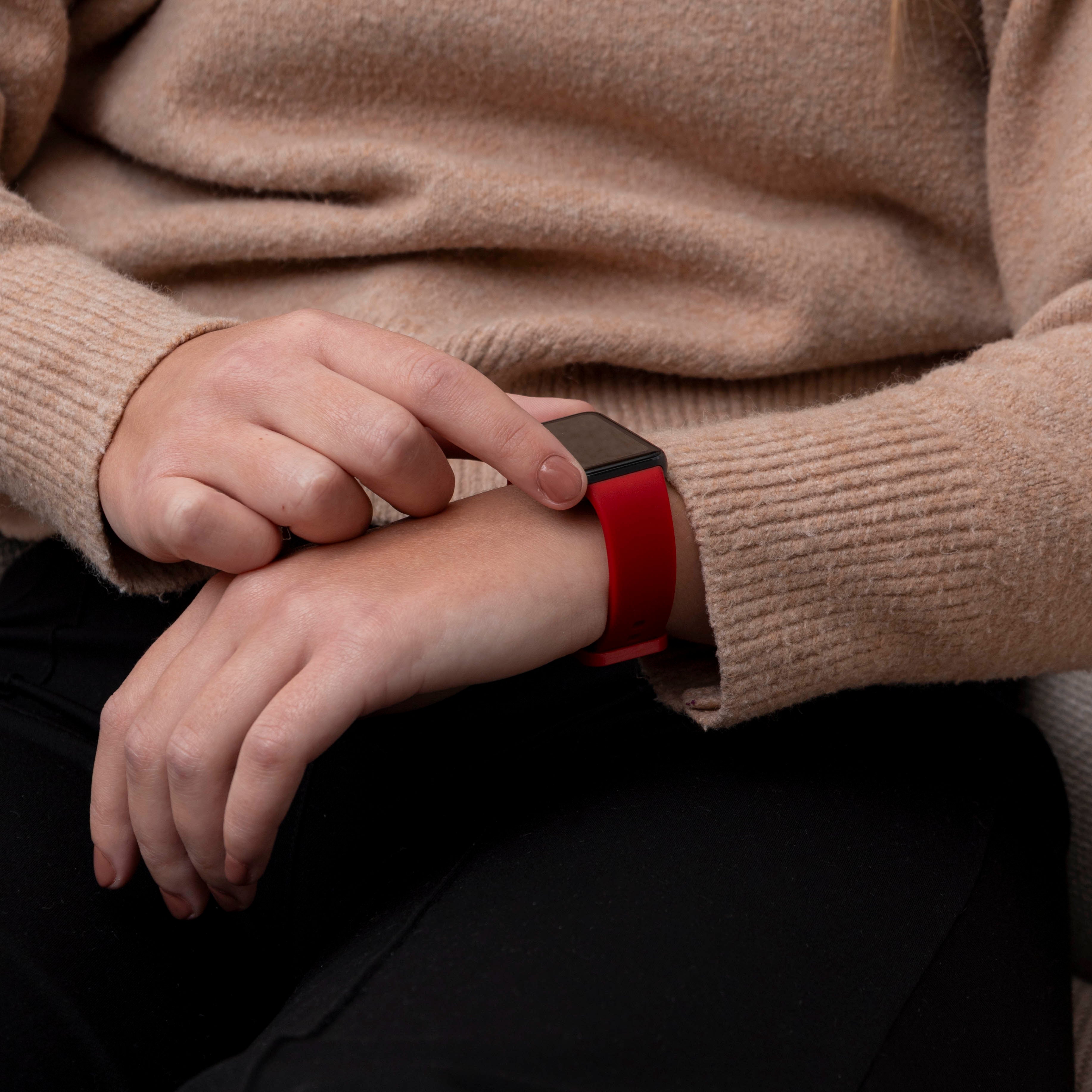 Samsung Galaxy Fit 3 Silikonarmband (Rot)