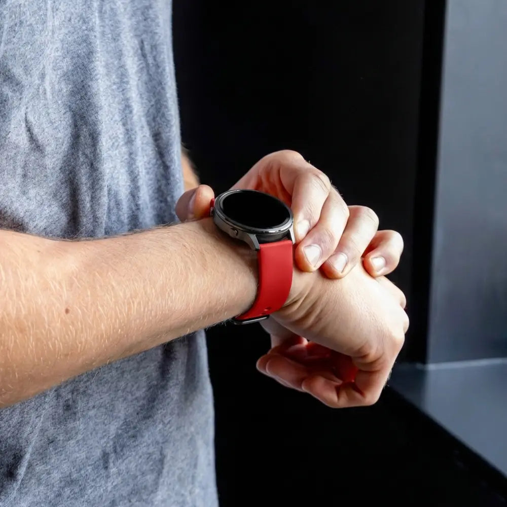 Bandz Garmin Vivoactive 6 Sport Strap 'Deluxe' (Red)