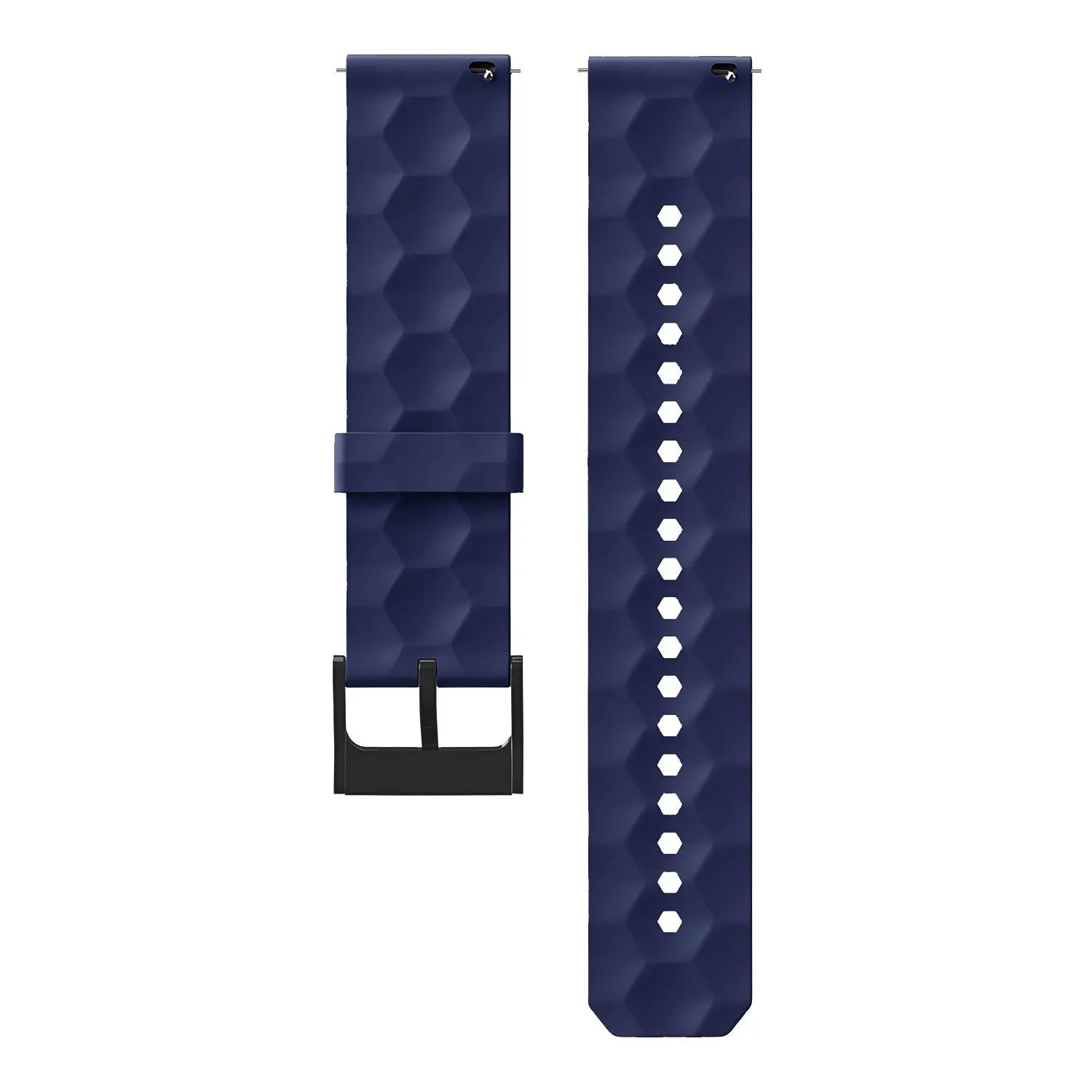 Suunto vertikales Silikonarmband mitHexa -Armband (dunkelblau)