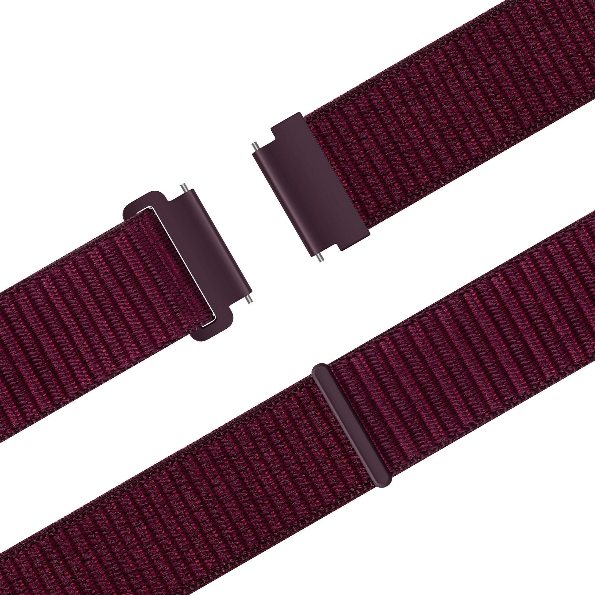 Bandz Oppo Watch X2 Mini Nylonarmband 'Easy Fit' (Pflaume)