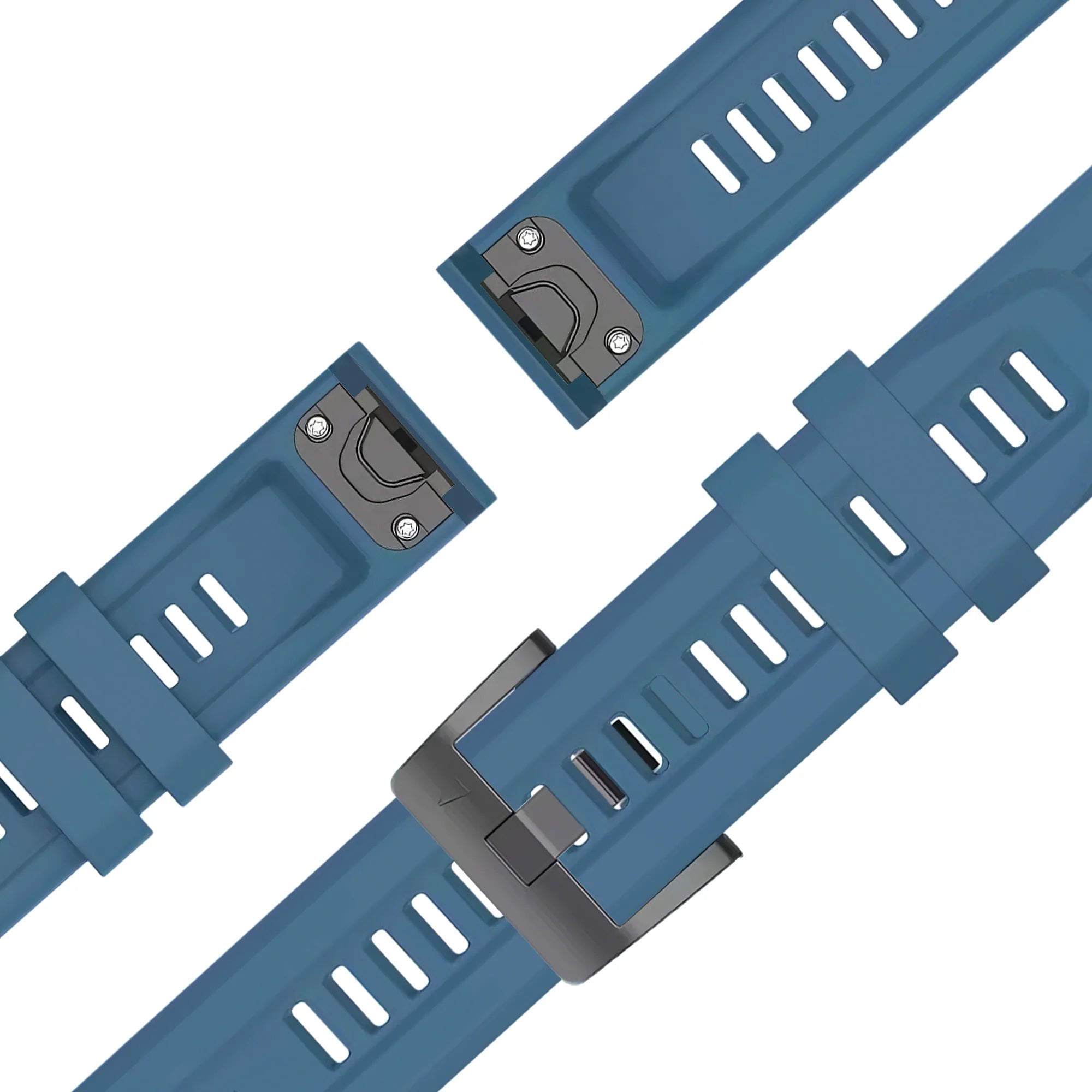 Bandz Garmin Fenix 5s / 6s Silikonarmband 'Classic' (Felsengrün)