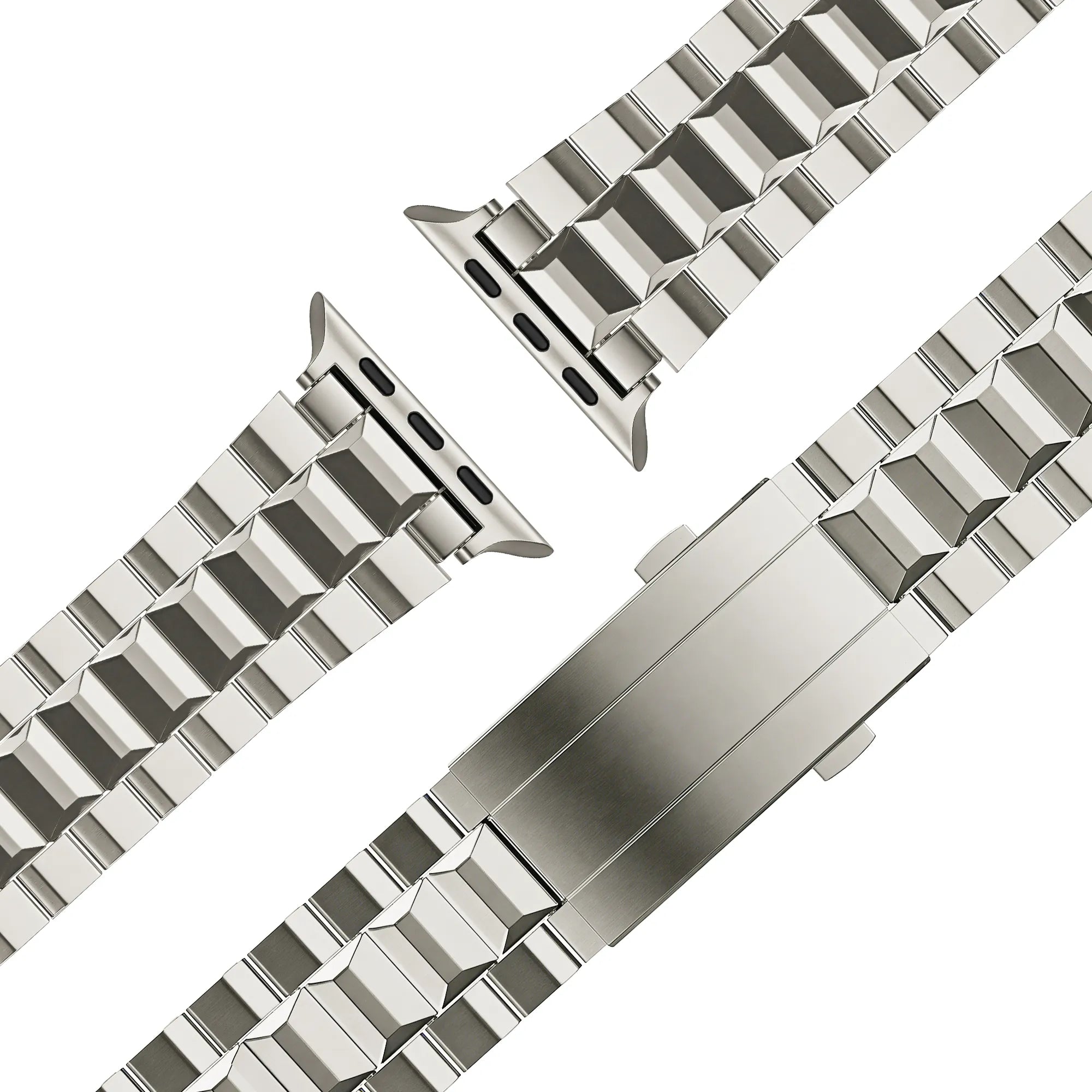 Bandz Apple Watch Titanarmband 'Deluxe' (Titan)
