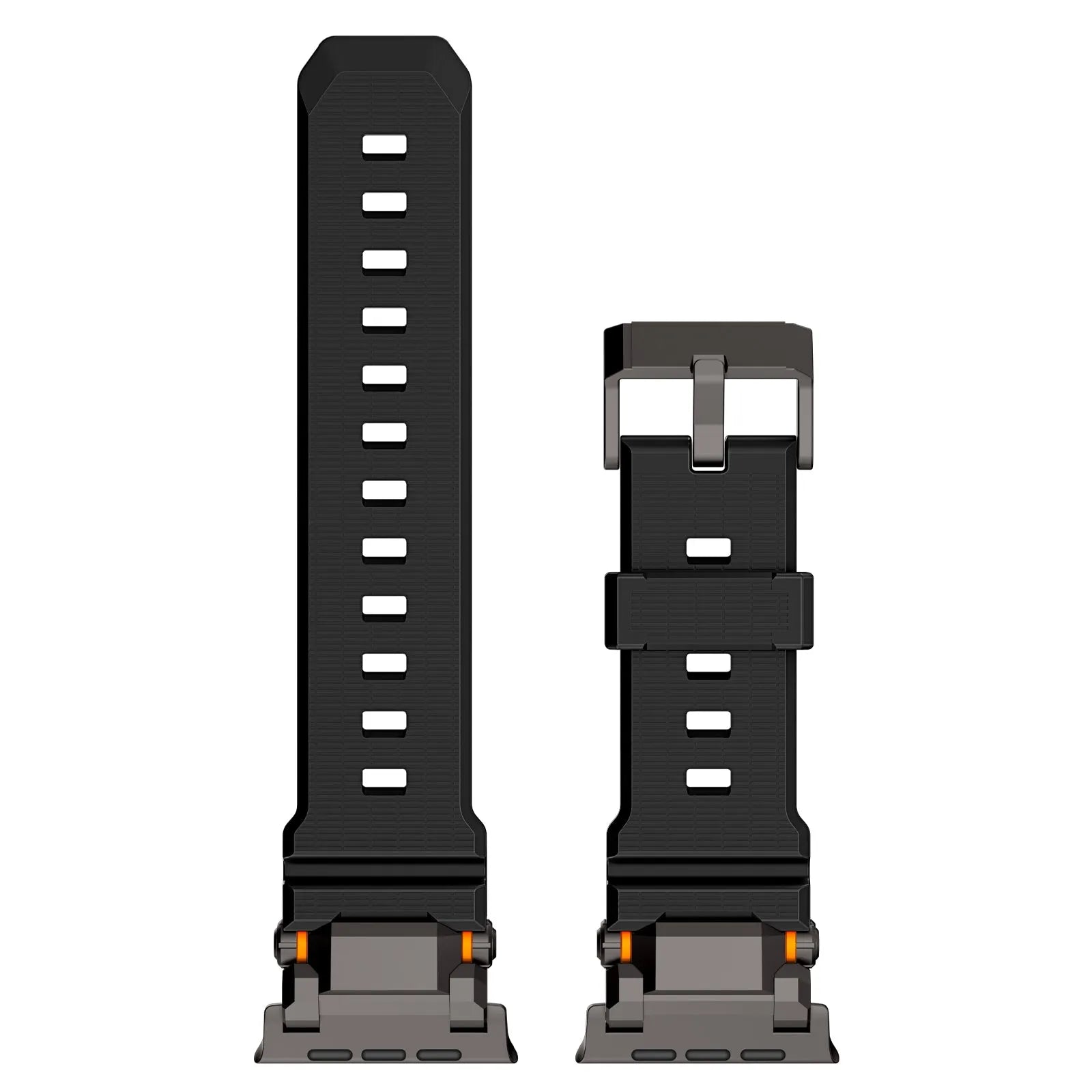 Apple Watch 'Adventurer' Silikonarmband (Schwarz mit Schwarz)