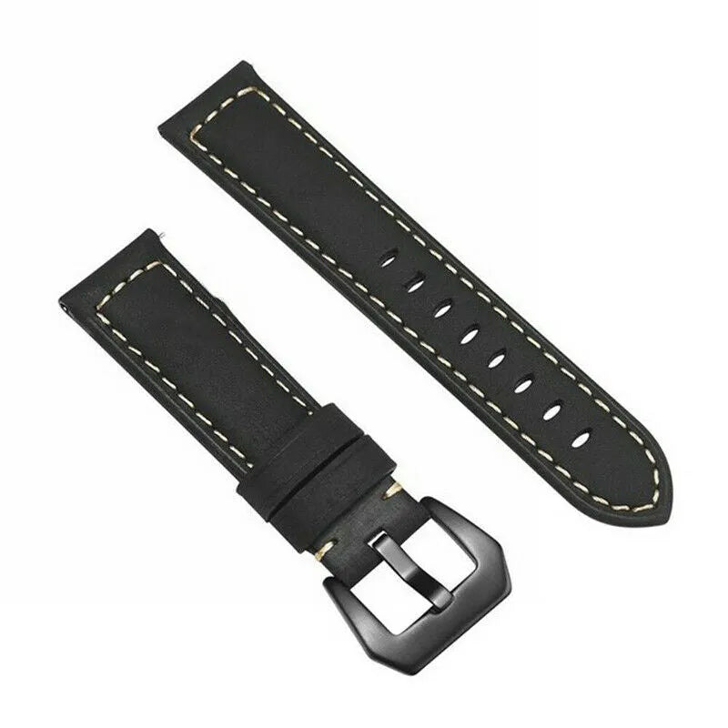 Coros Pace 2 Lederarmband (Schwarz)