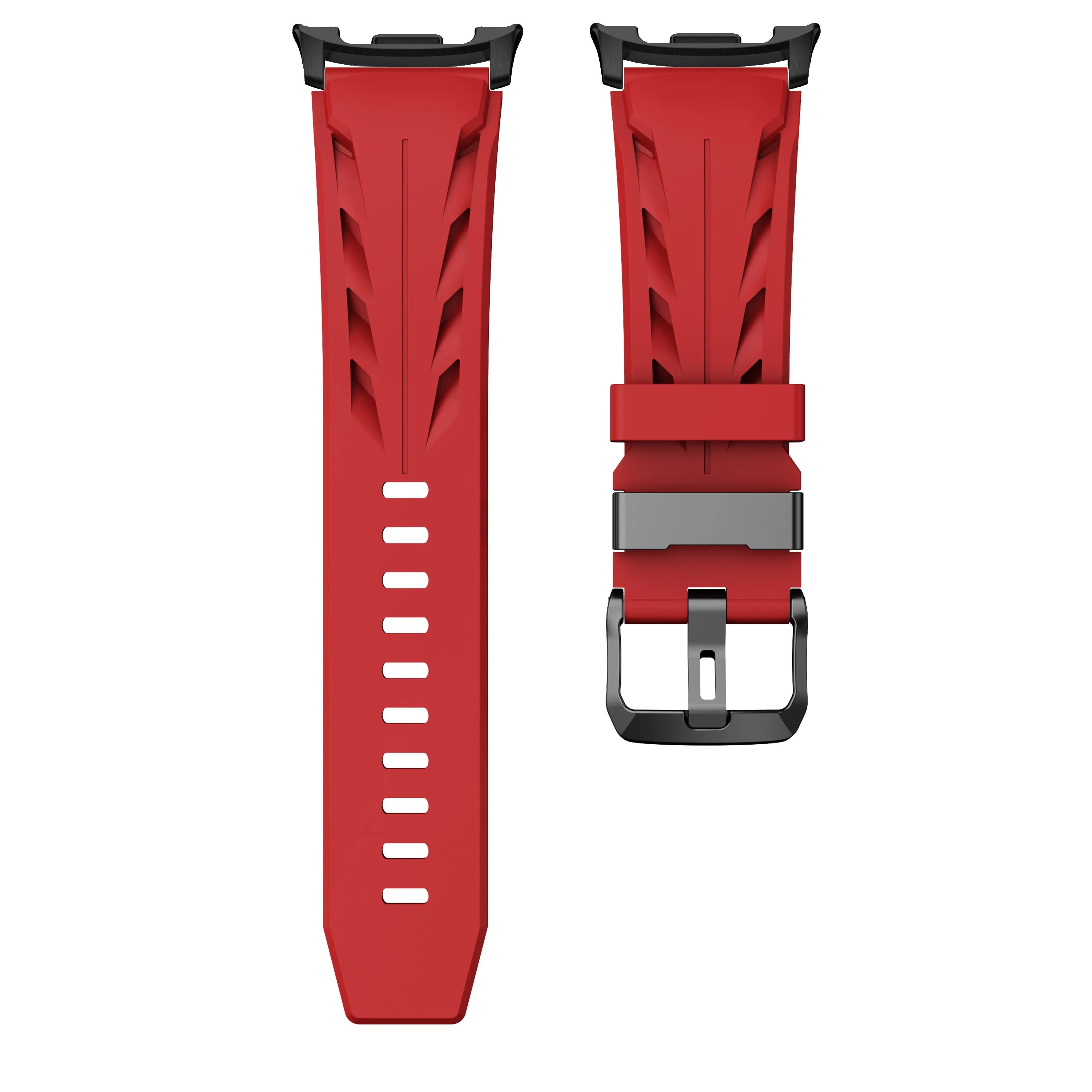 Samsung Galaxy Watch 9 - 44mm Race Silikonarmband (Rot)