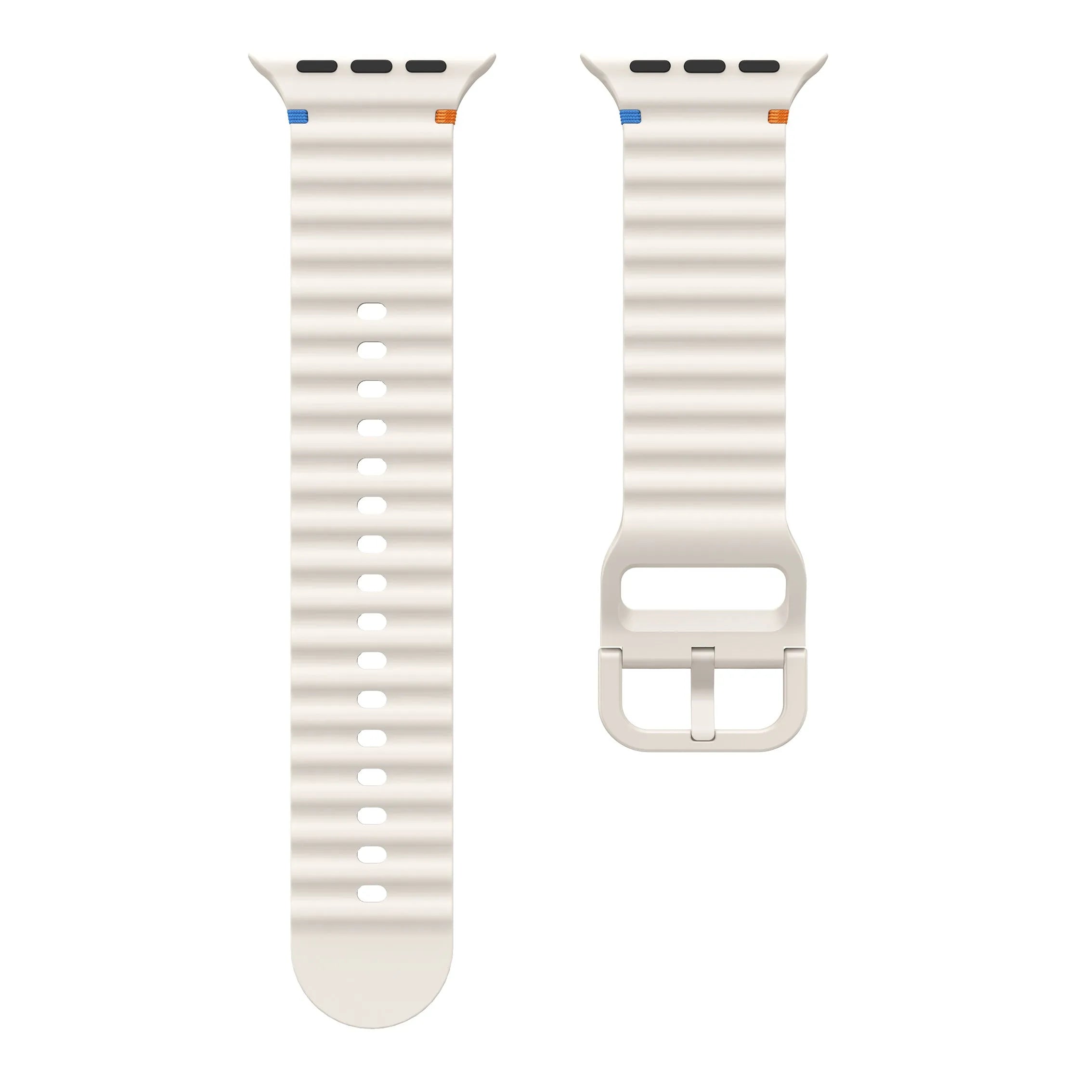 Apple Watch Wave Silikonarmband (Polarstern)