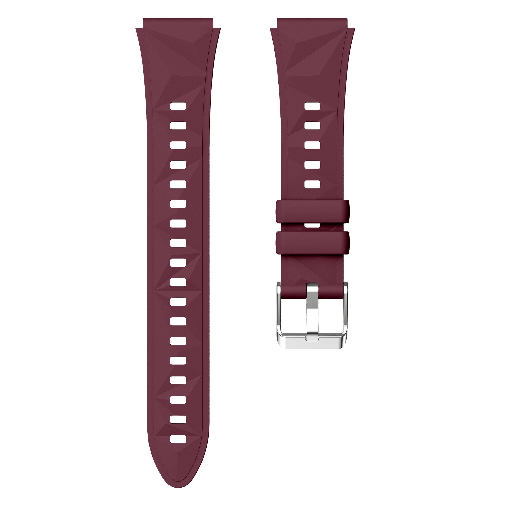 Huawei Watch GT 4 - 41mm Premium Silikonarmband (Weinrot)