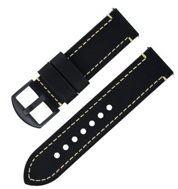 Huawei Watch GT 6 - 41mm Echtes Lederarmband (Schwarz)
