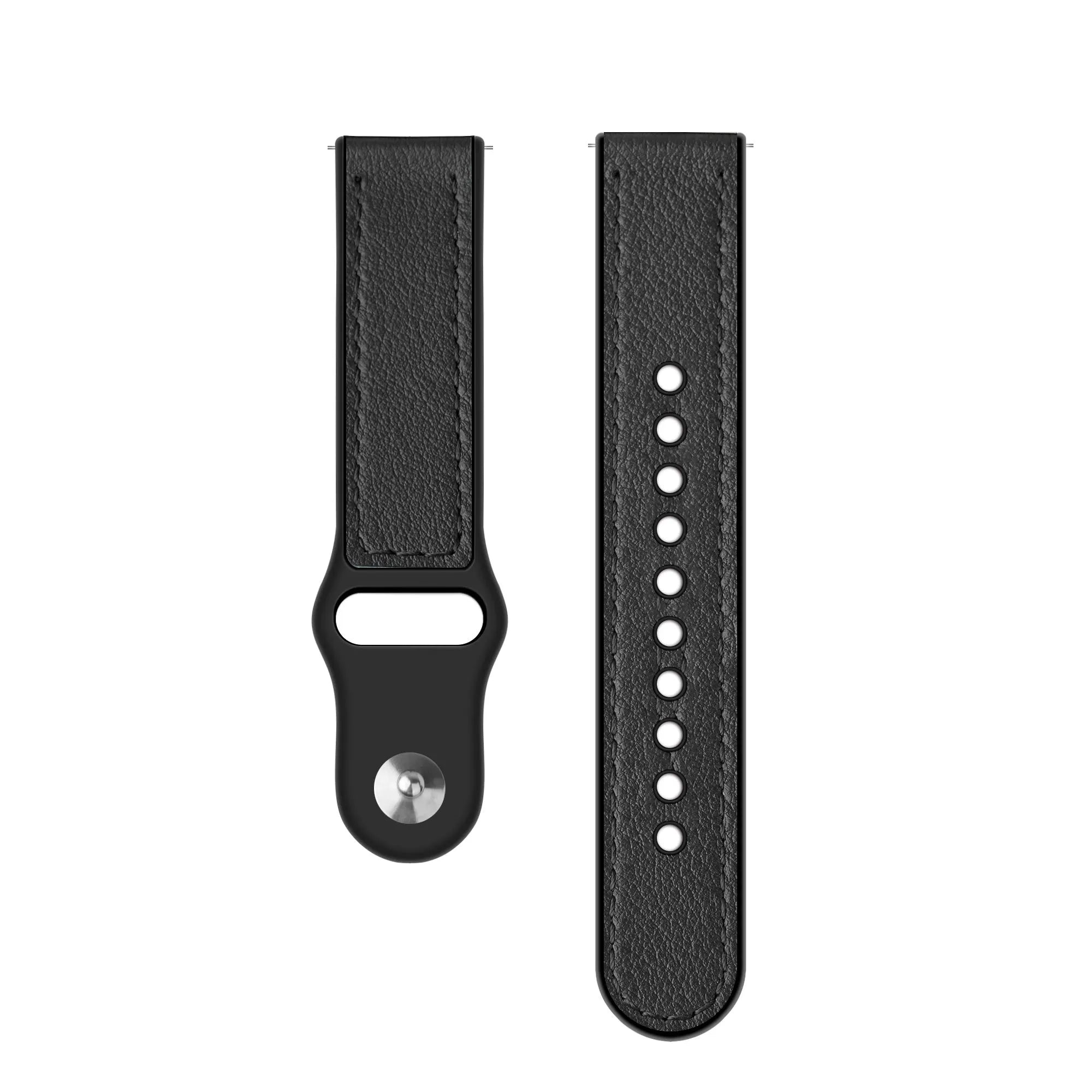 Amazfit GTR Mini Leather Hybrid Strap (Black)