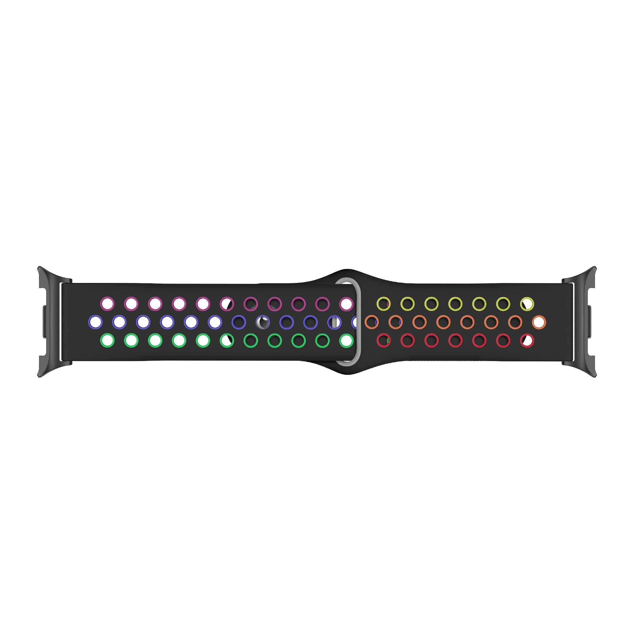 Samsung Galaxy Watch 8 Classic Sportarmband (Schwarz/Mehrfarbig)