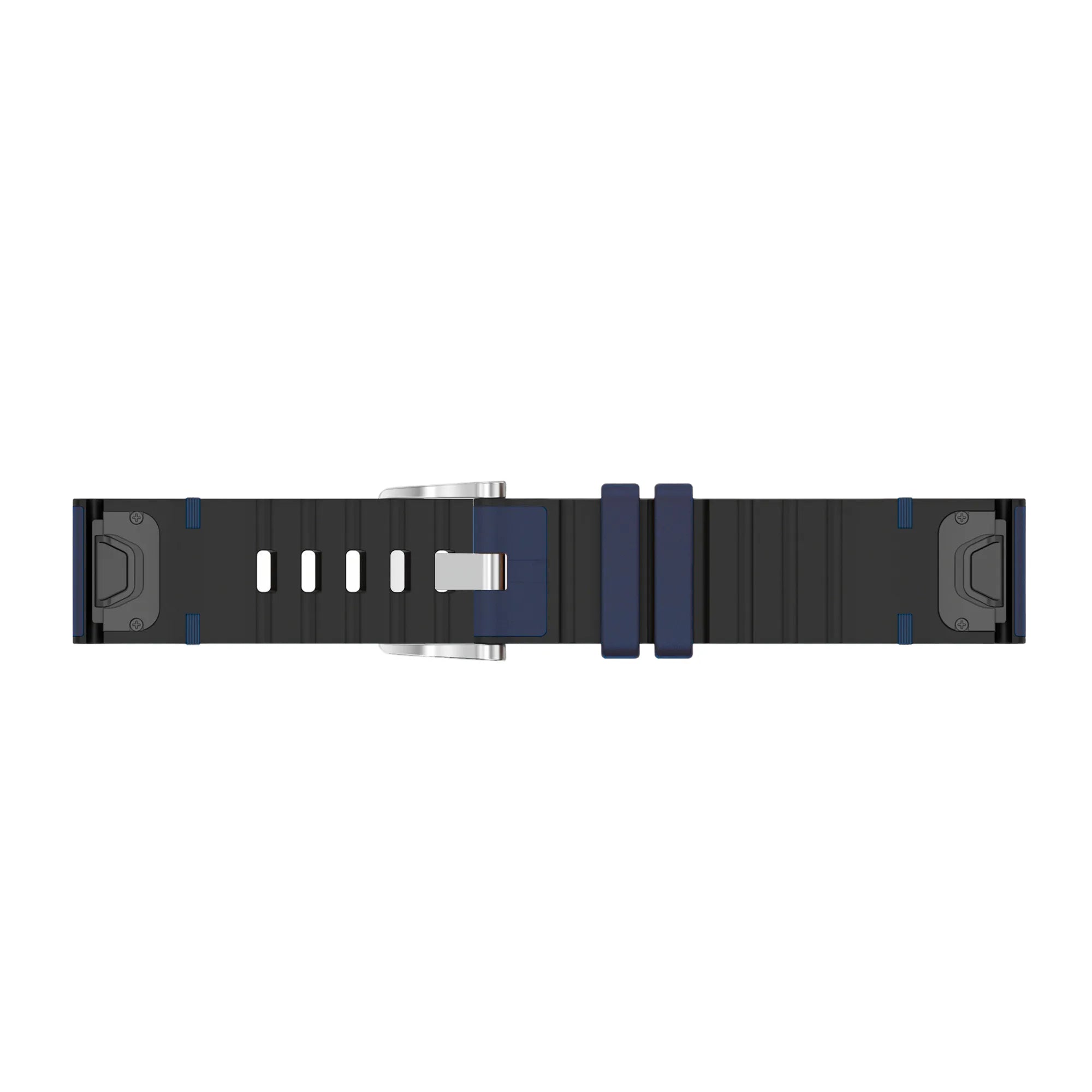 Garmin Quatix 5 / 6 / 7 Leather Hybrid Strap (Blue)