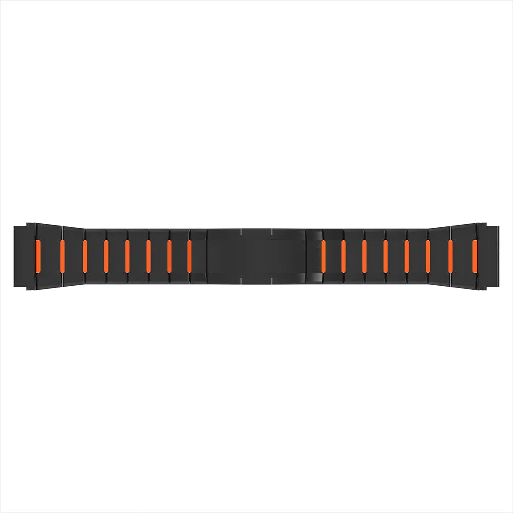 Polar Grit X2 Pro 'One Push' Stahl-Hybridarmband (Schwarz/Orange)