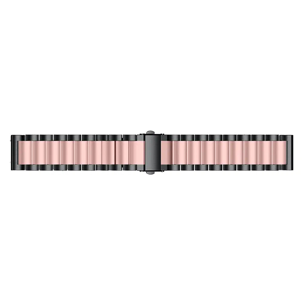 Garmin Forerunner 170 Stahlarmband (Schwarz/Rosa)