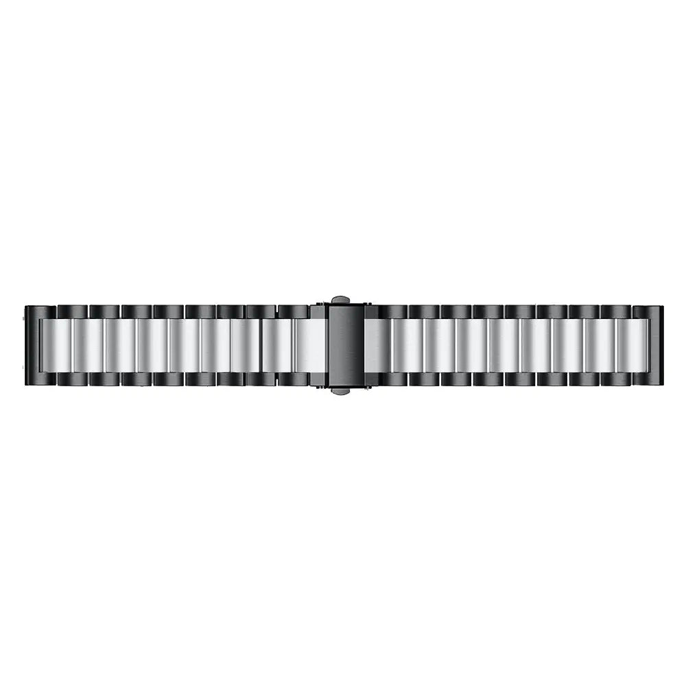 Garmin Forerunner 70 Stahlarmband (Schwarz/Silber)