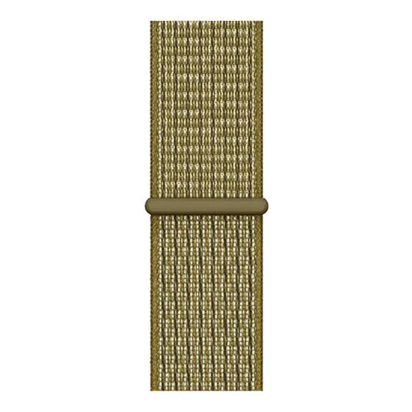 Nylon Strap, olive, laid flat, joined, direct top view