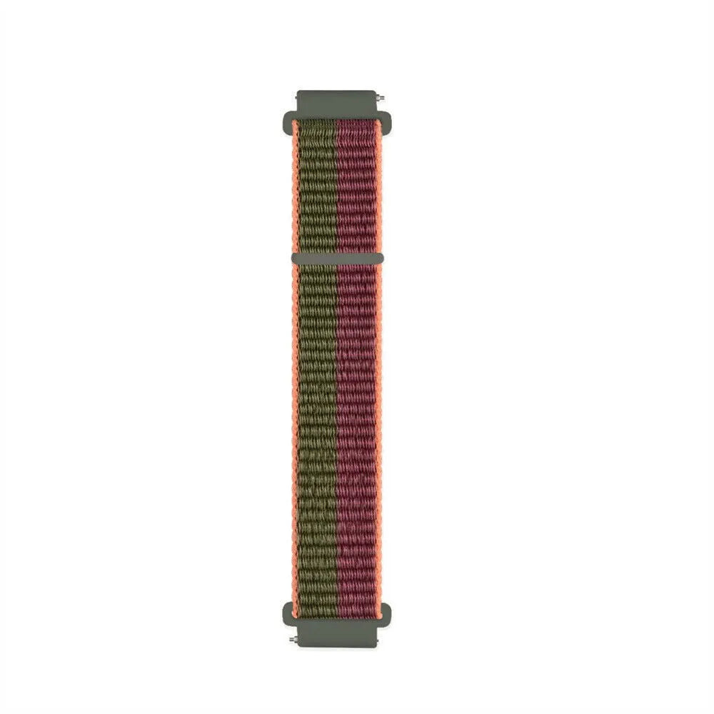 Oppo Watch X Nylonarmband (Dark Cherry)