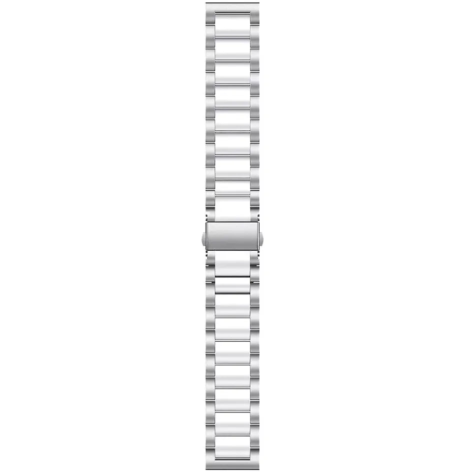 Amazfit Bip U (Pro) Stahlarmband (Silber/Weiß)