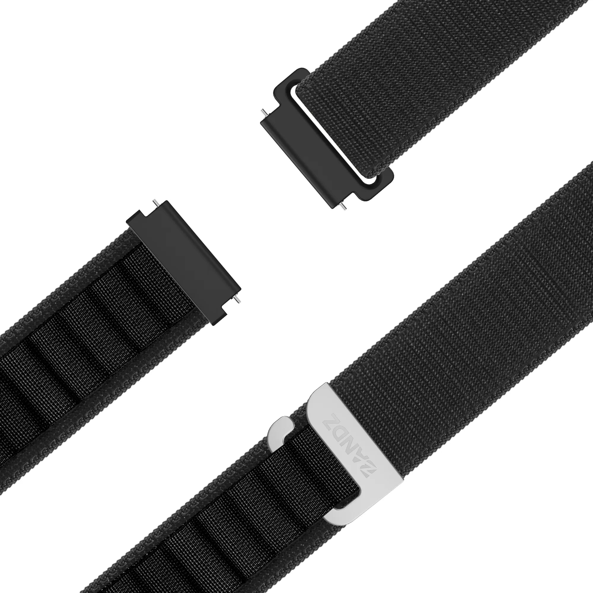 Bandz Amazfit Active 3 Premium Alpine Armband (Schwarz)