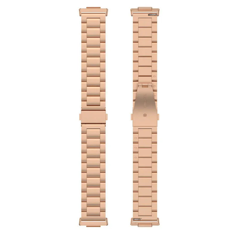Steel Strap, laid flat, separate parts, top and underside view