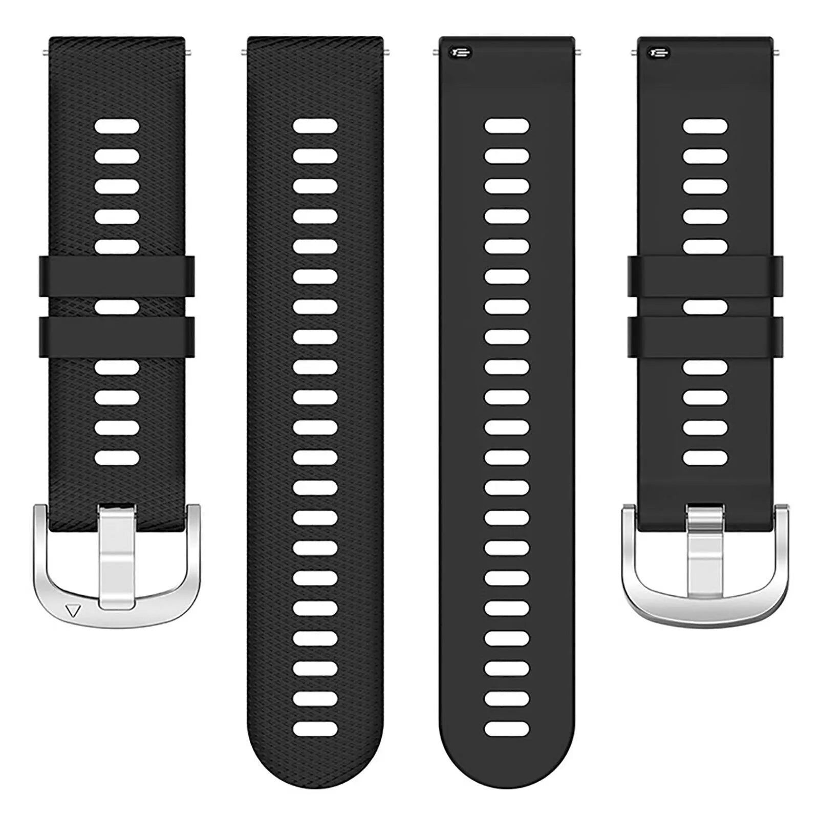 Coros Pace Pro Silikonarmband (Schwarz)