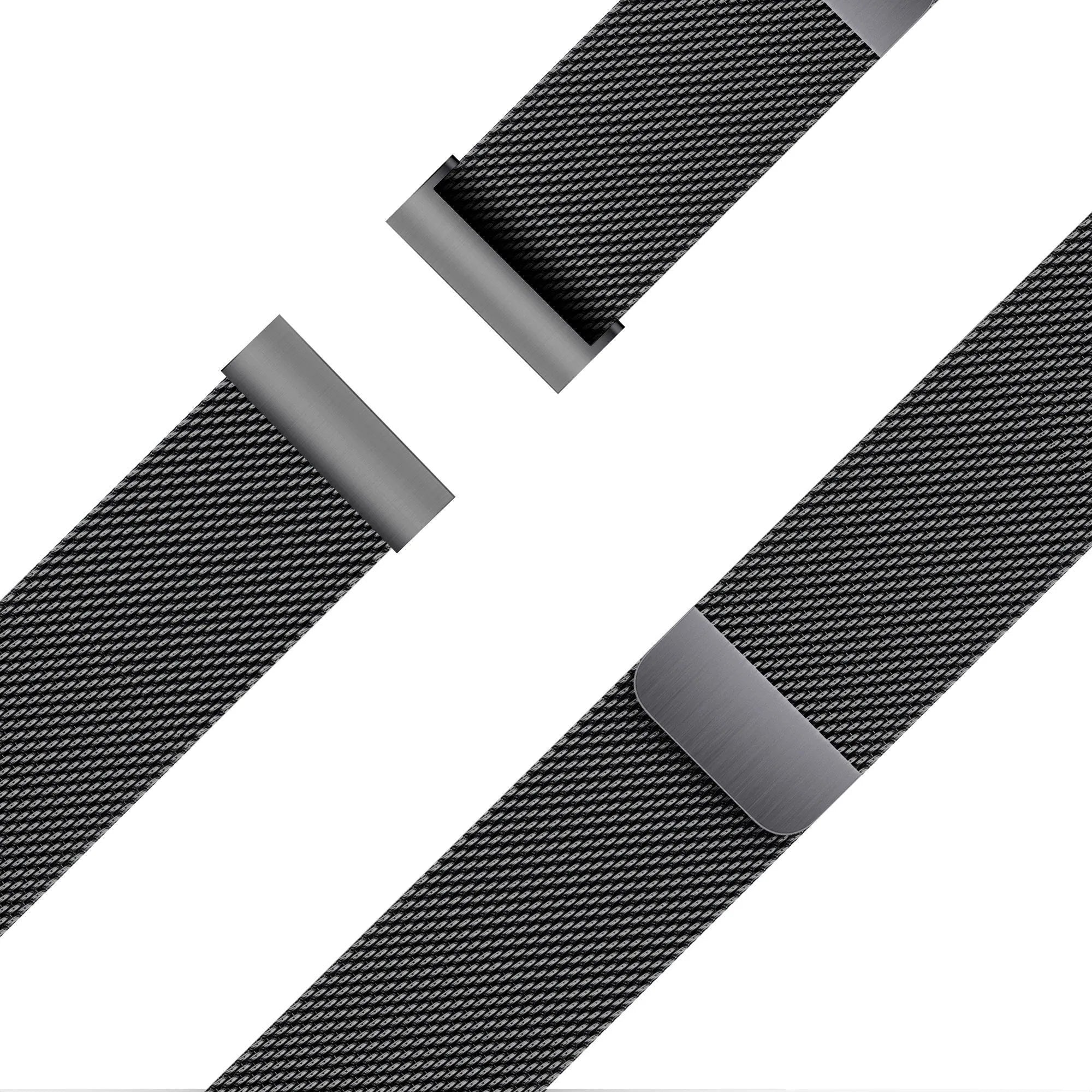 Bandz Maoo Ventura Milanese Loop Armband (Schwarz)