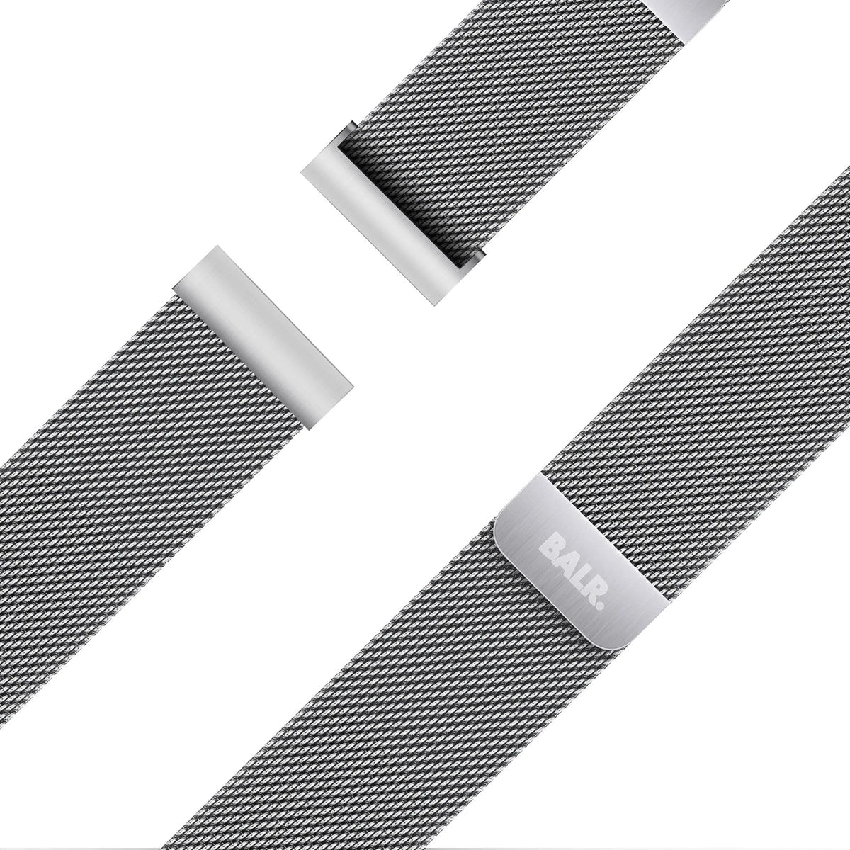 BALR Samsung Galaxy Watch 46mm Milanese Armband (Silber)