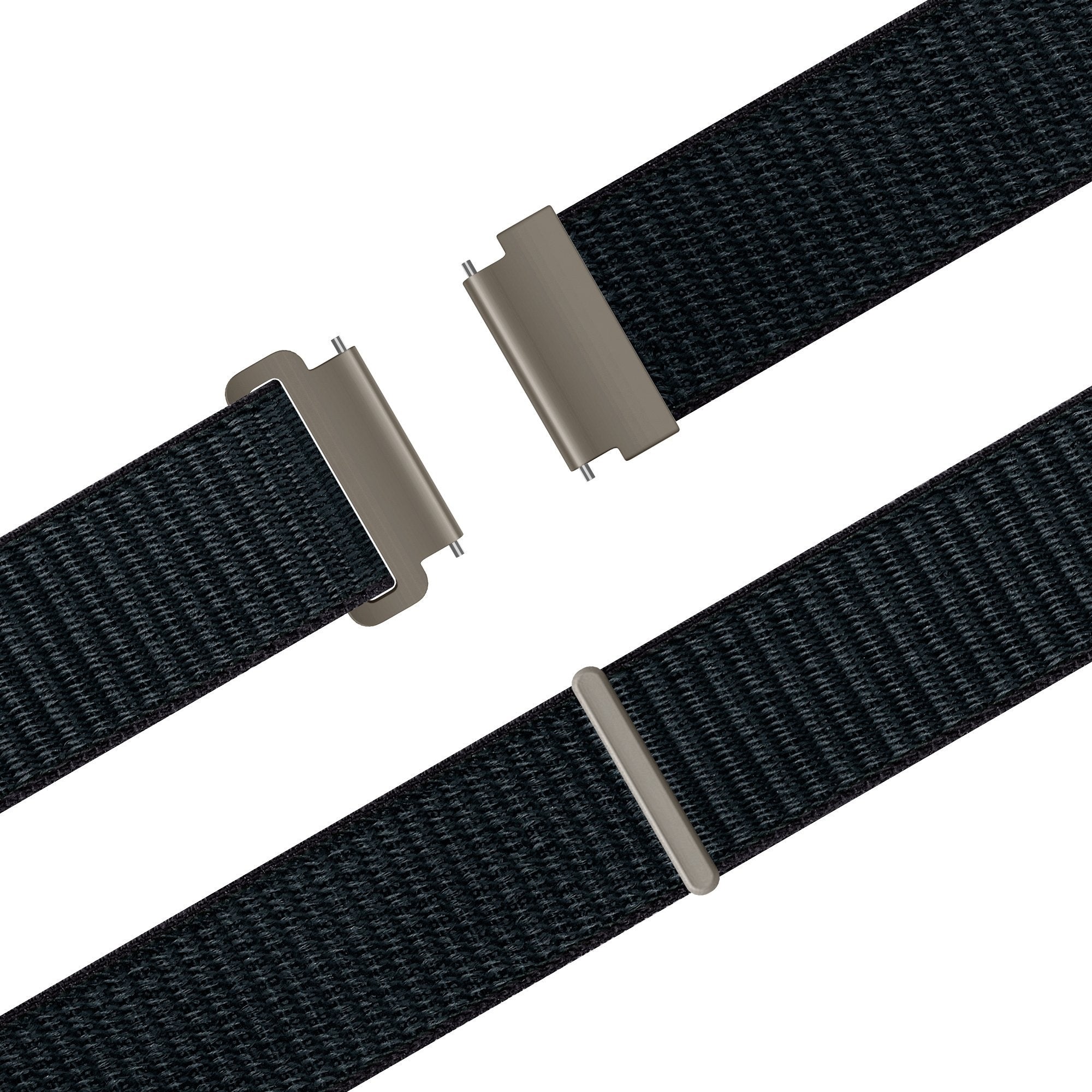 Bandz Amazfit Bip U (Pro) Nylonarmband 'Easy Fit' (Grau/Blau)